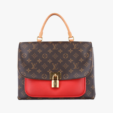 MARIGNAN Brown×COQUELICOT Monogram Canvas×calf leather M44544 FL0128マリニャン モノグラム/ブラウン系×コクリコ モノグラムキャンバス×カーフレザー M44544 FL0128