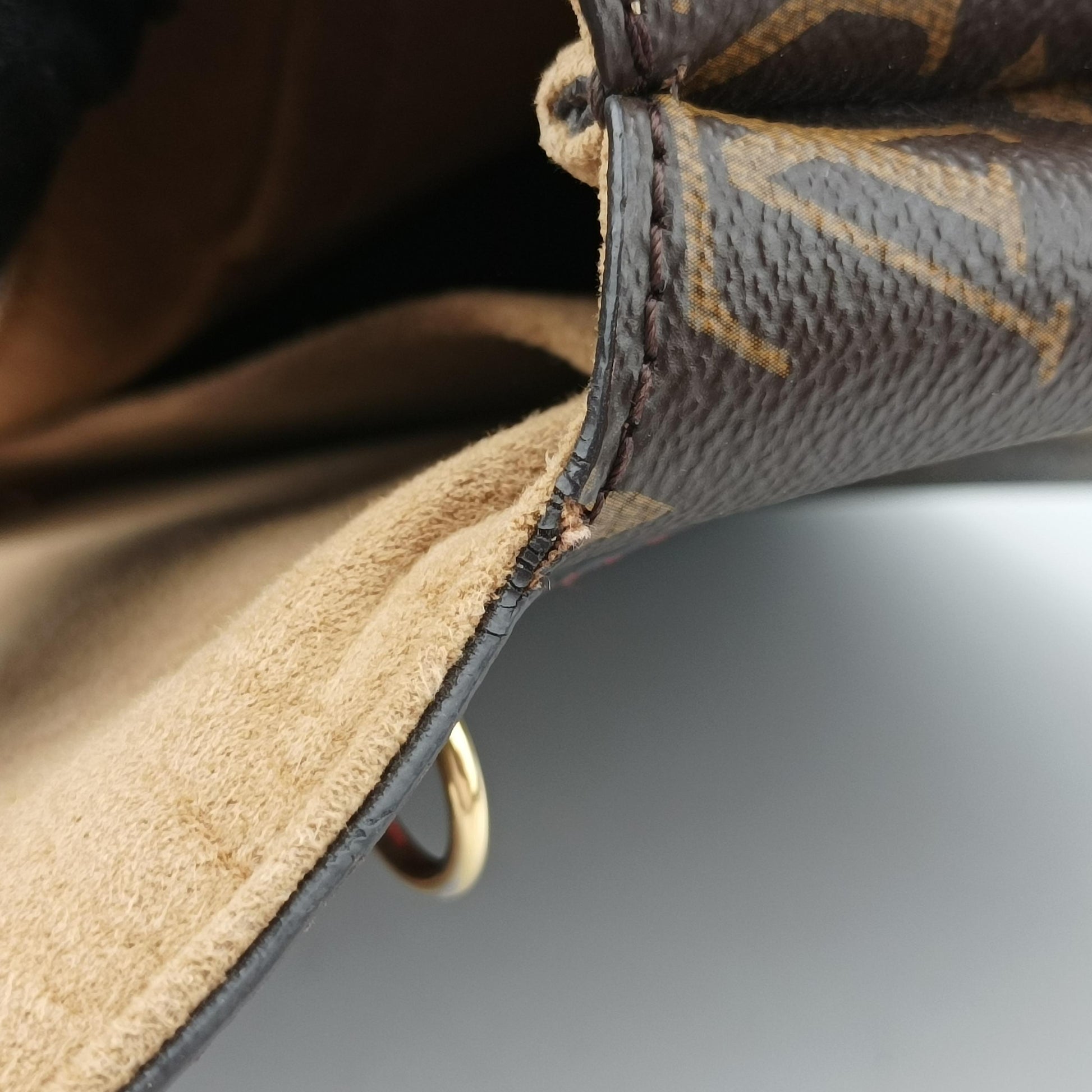 MARIGNAN Brown×COQUELICOT Monogram Canvas×calf leather M44544 FL0128マリニャン モノグラム/ブラウン系×コクリコ モノグラムキャンバス×カーフレザー M44544 FL0128