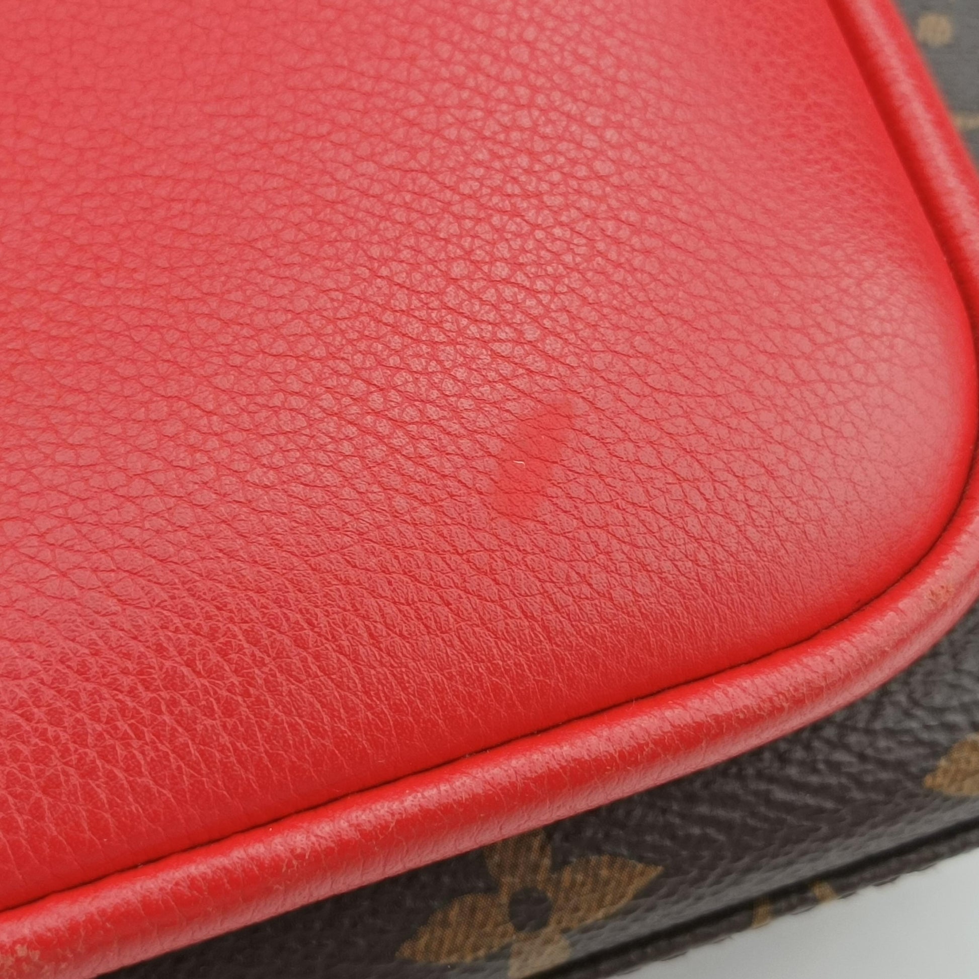 MARIGNAN Brown×COQUELICOT Monogram Canvas×calf leather M44544 FL0128マリニャン モノグラム/ブラウン系×コクリコ モノグラムキャンバス×カーフレザー M44544 FL0128