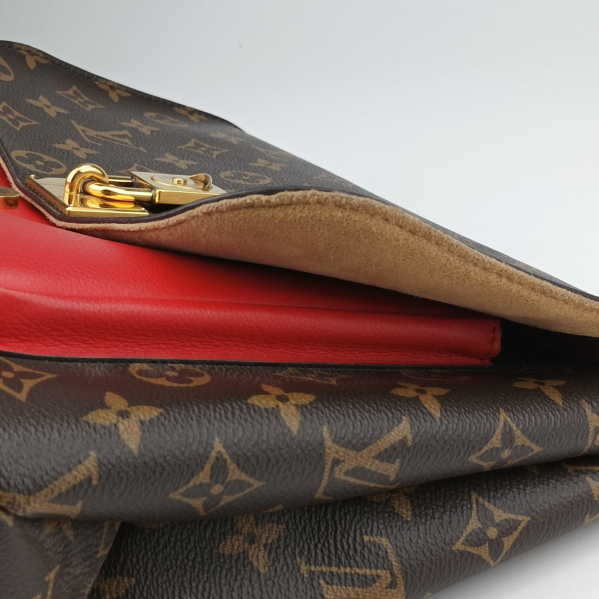 MARIGNAN Brown×COQUELICOT Monogram Canvas×calf leather M44544 FL0128マリニャン モノグラム/ブラウン系×コクリコ モノグラムキャンバス×カーフレザー M44544 FL0128