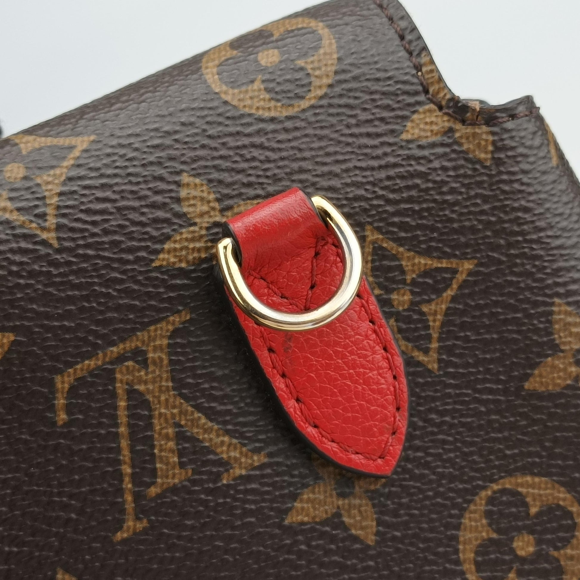 MARIGNAN Brown×COQUELICOT Monogram Canvas×calf leather M44544 FL0128マリニャン モノグラム/ブラウン系×コクリコ モノグラムキャンバス×カーフレザー M44544 FL0128