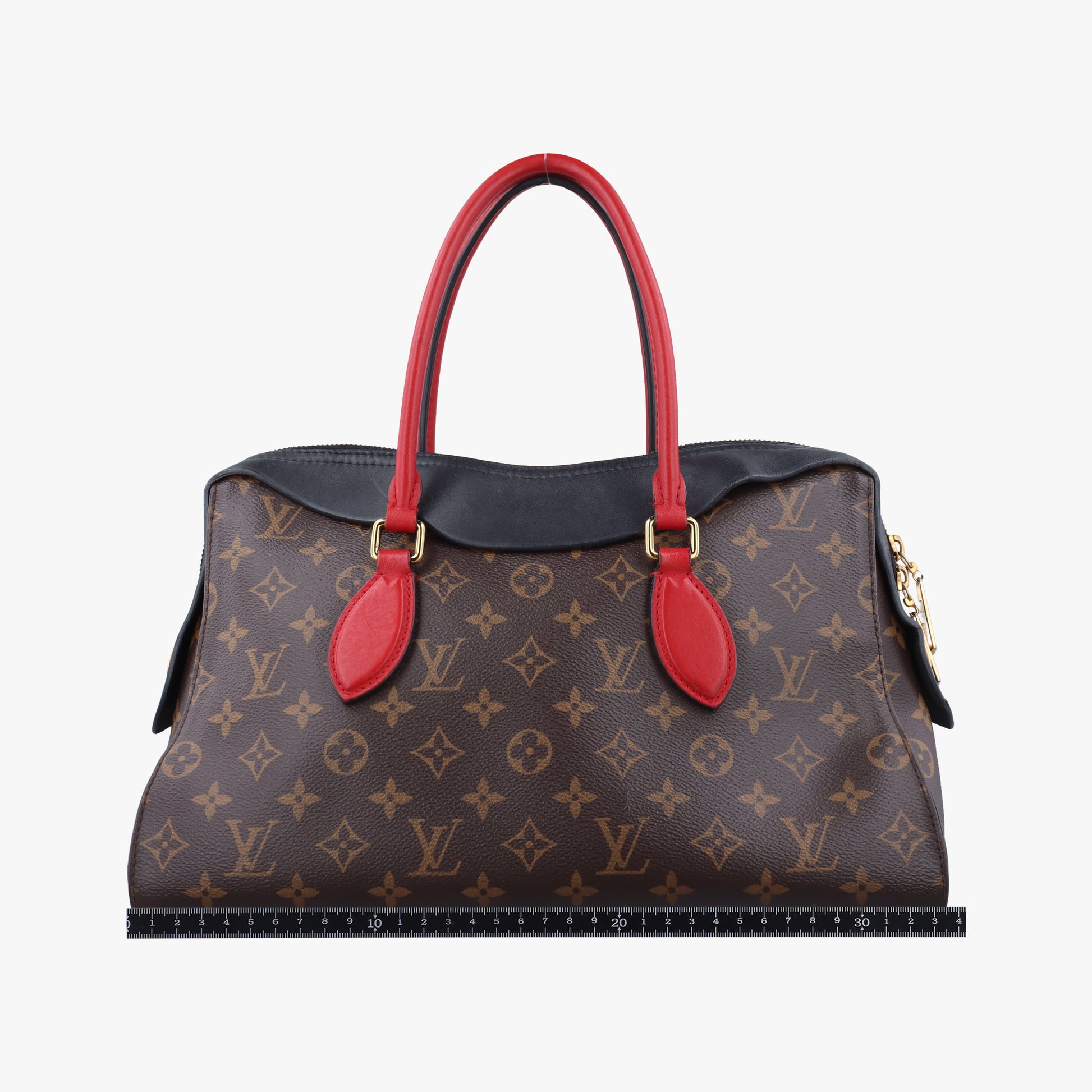 TUILERIES tote Brown x Noir x Red Monogram Canvas ácalf leather M41454 AA0127テュイルリートート モノグラム/ブラウン系 x ノワール x レッド モノグラムキャンバス×カーフレザー M41454 AA0127