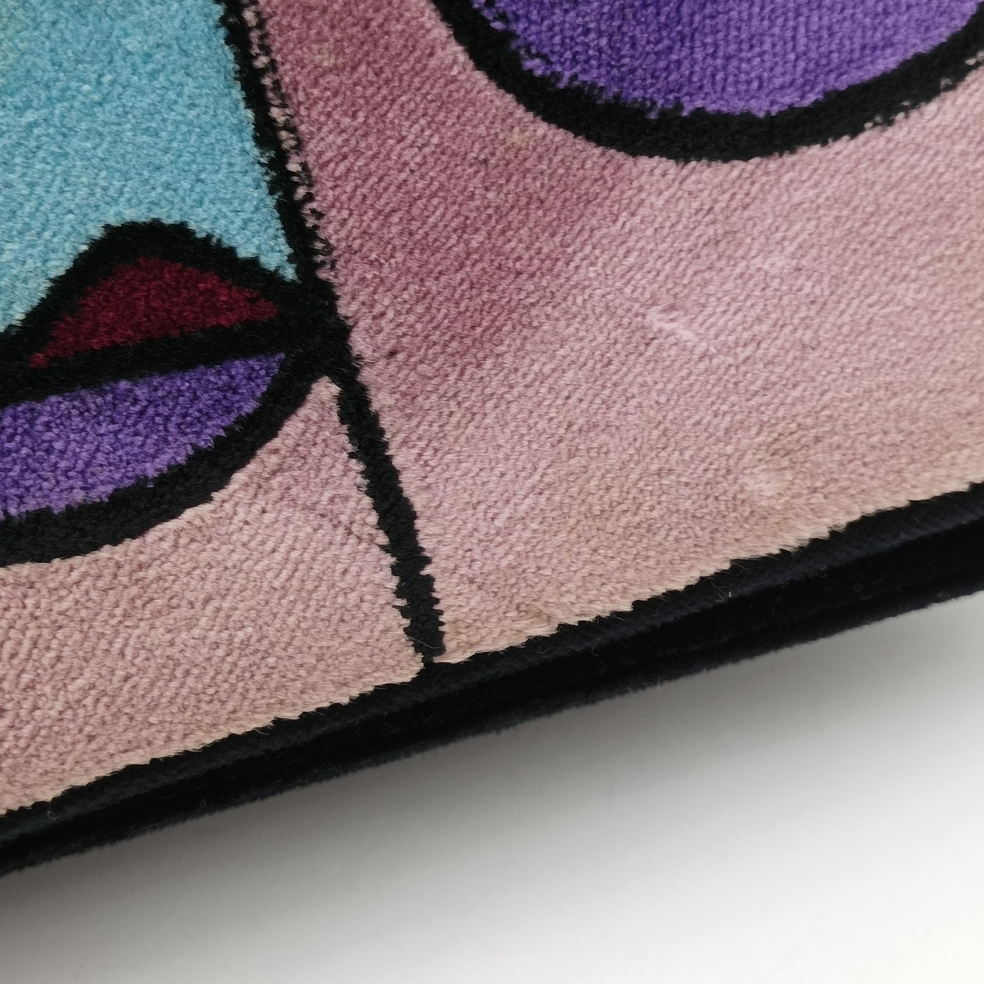 Watkins Patchwork Face Print Multicolour velour 31ワトキンス パッチワーク フェイスプリント マルチカラー ベロア 31