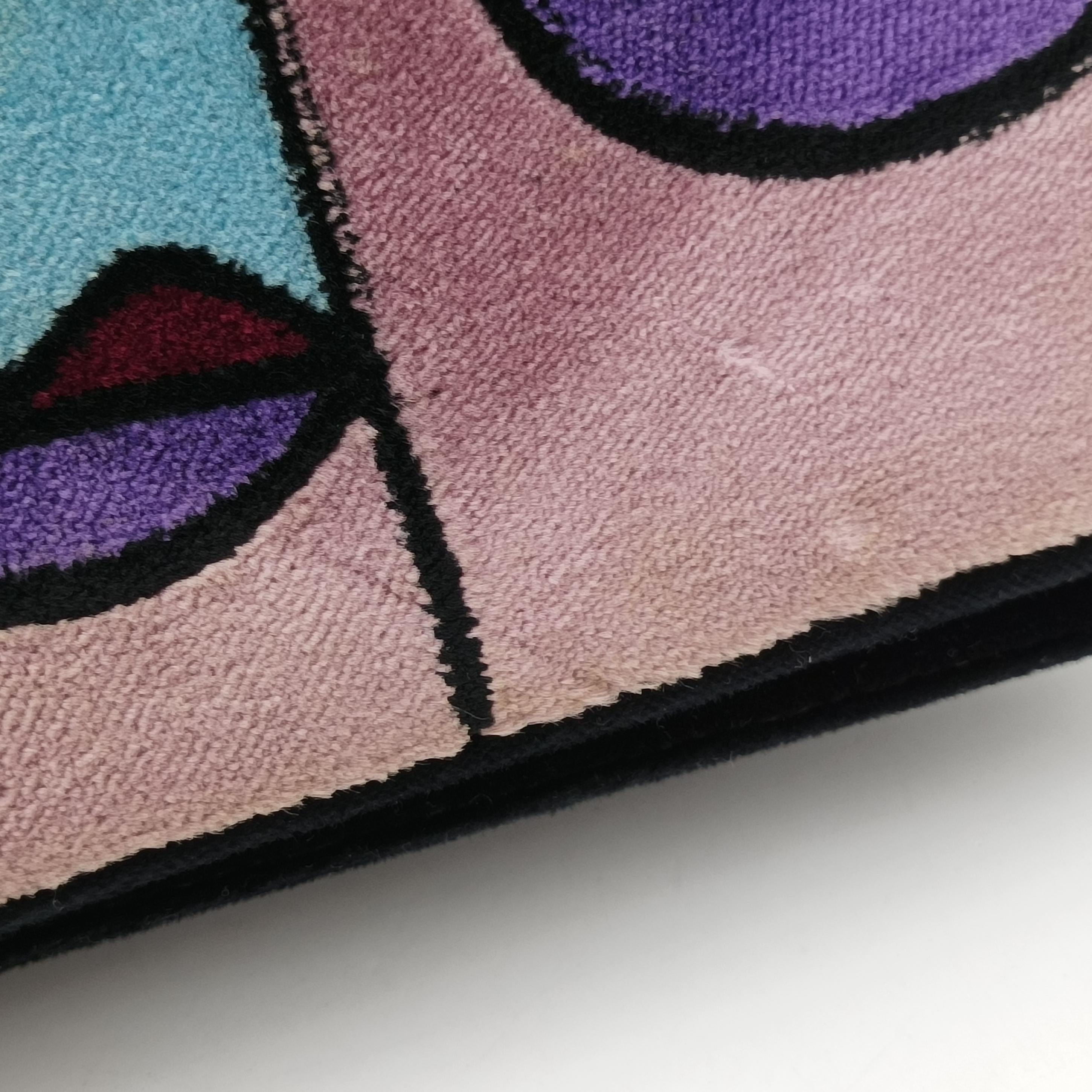 Watkins Patchwork Face Print Multicolour velour 31ワトキンス パッチワーク フェイスプリント マルチカラー ベロア 31