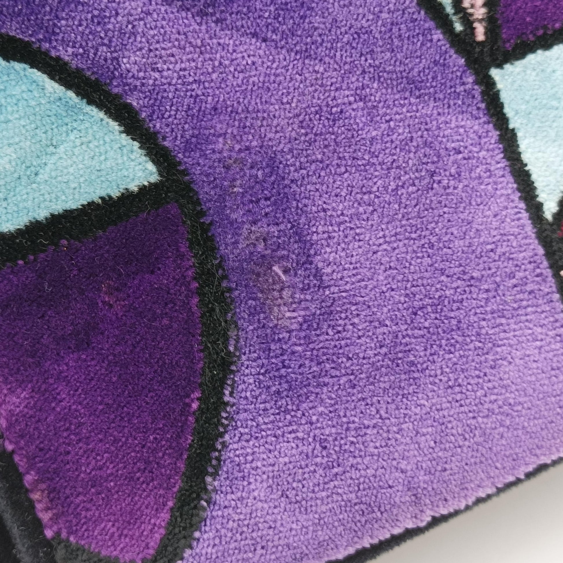 Watkins Patchwork Face Print Multicolour velour 31ワトキンス パッチワーク フェイスプリント マルチカラー ベロア 31