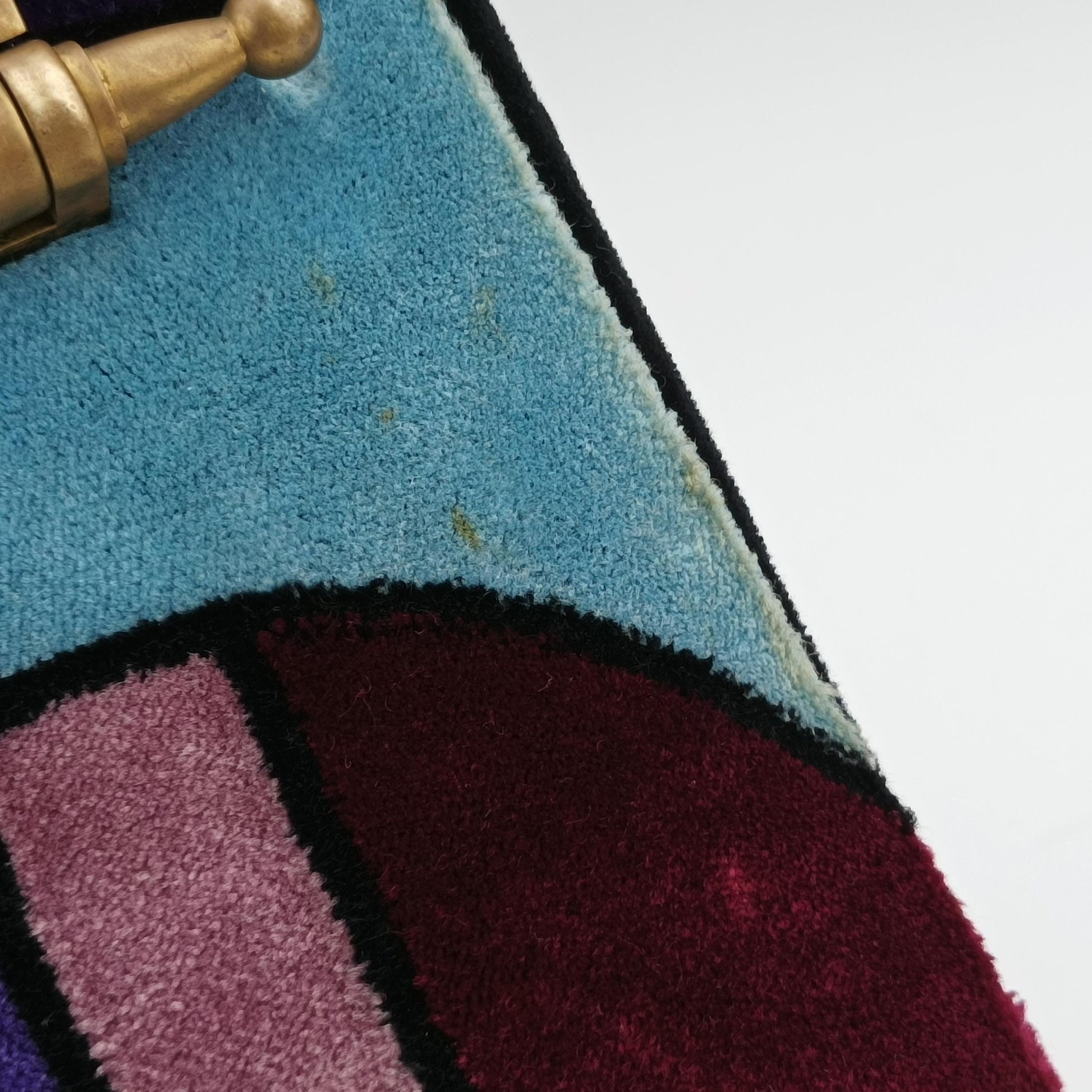 Watkins Patchwork Face Print Multicolour velour 31ワトキンス パッチワーク フェイスプリント マルチカラー ベロア 31