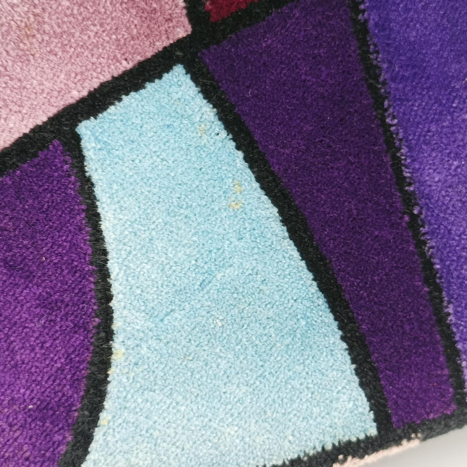 Watkins Patchwork Face Print Multicolour velour 31ワトキンス パッチワーク フェイスプリント マルチカラー ベロア 31