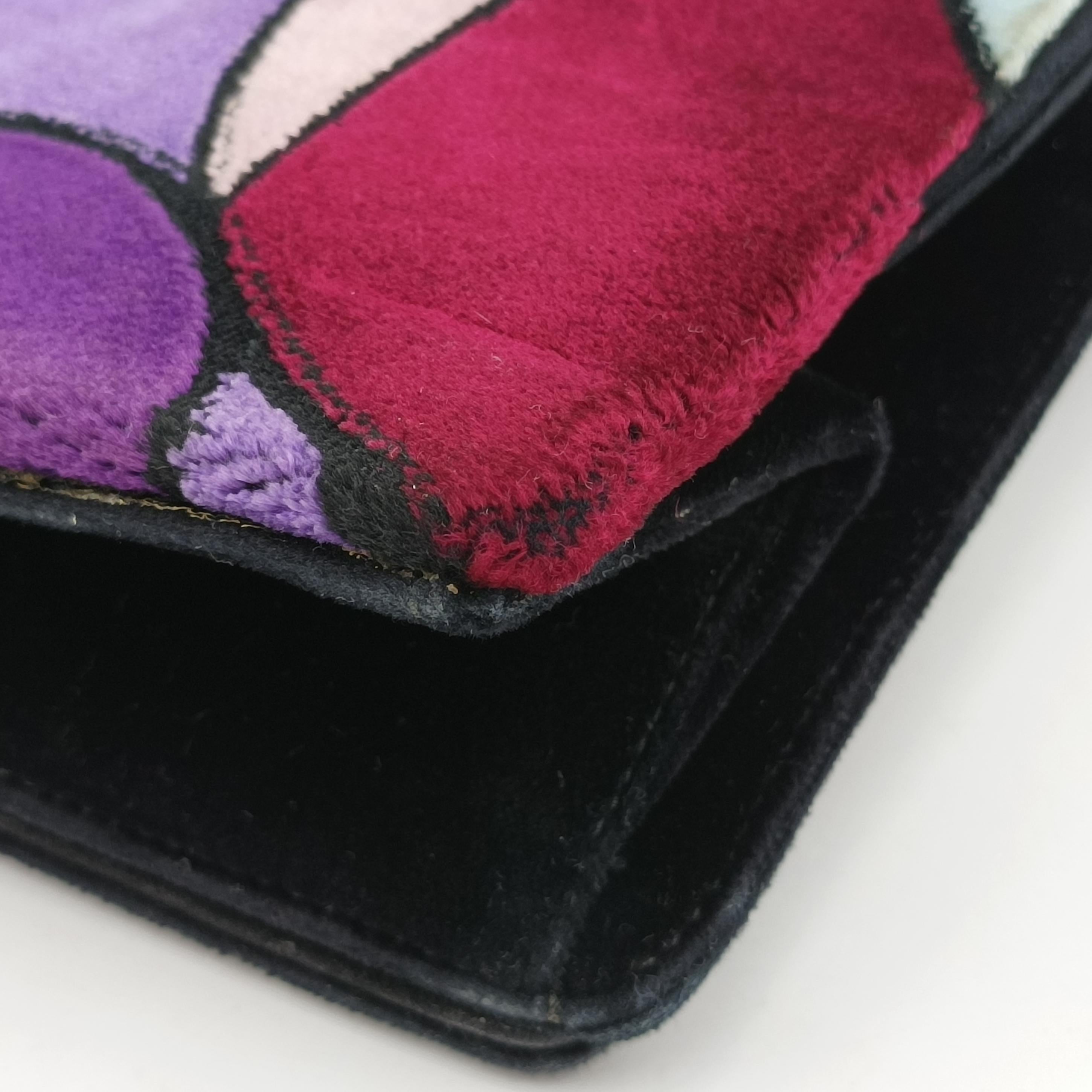 Watkins Patchwork Face Print Multicolour velour 31ワトキンス パッチワーク フェイスプリント マルチカラー ベロア 31