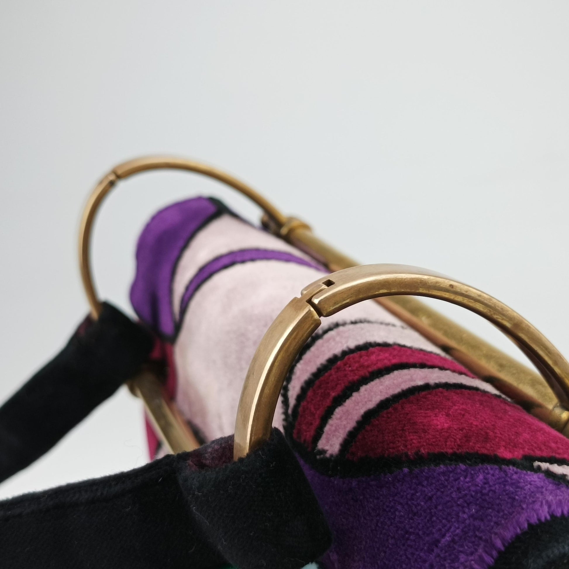 Watkins Patchwork Face Print Multicolour velour 31ワトキンス パッチワーク フェイスプリント マルチカラー ベロア 31