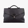 Intrecciato Black lambskin B01350810Lイントレチャート ブラック ラムスキン B01350810L