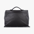 Intrecciato Black lambskin B01350810Lイントレチャート ブラック ラムスキン B01350810L