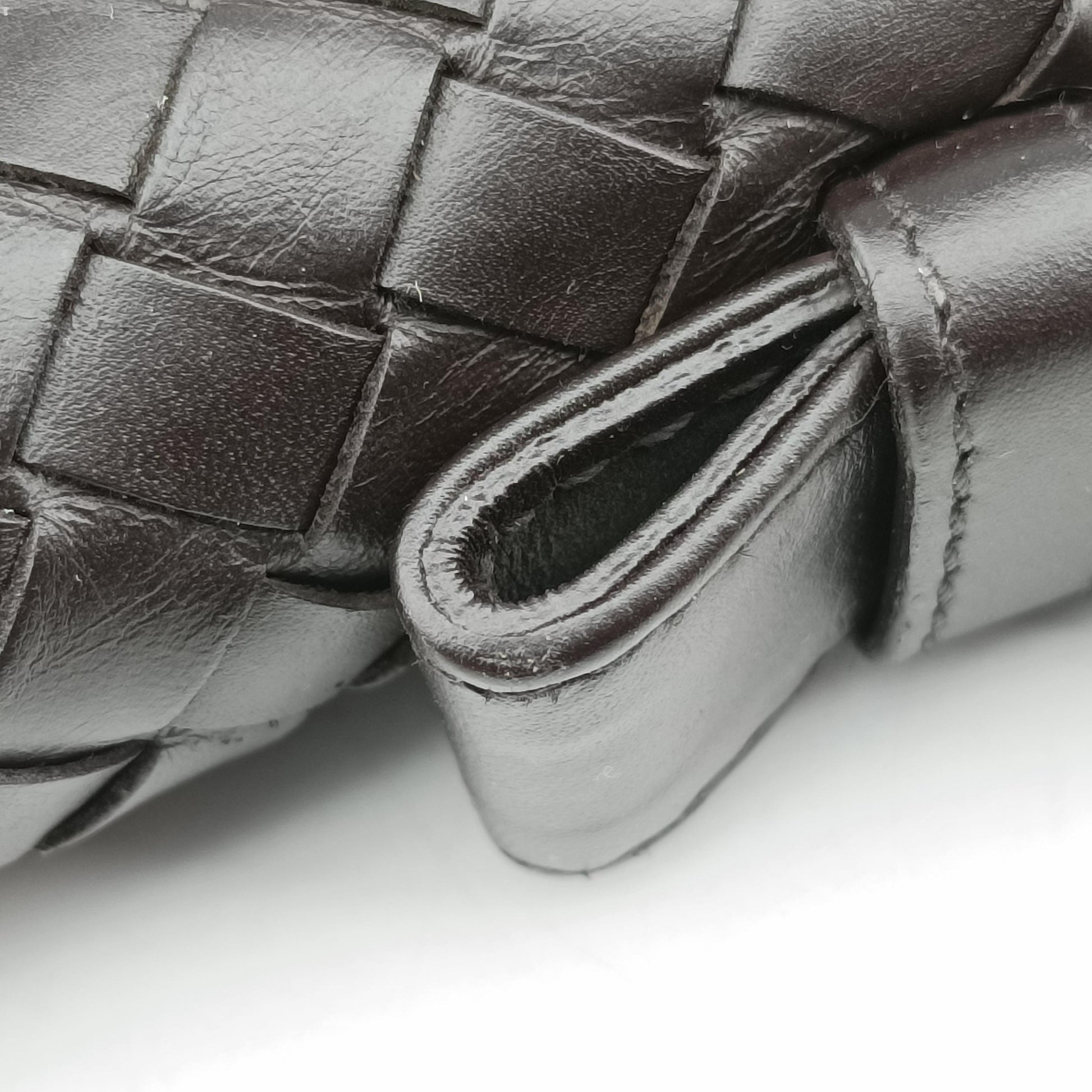 Intrecciato Black lambskin B01350810Lイントレチャート ブラック ラムスキン B01350810L
