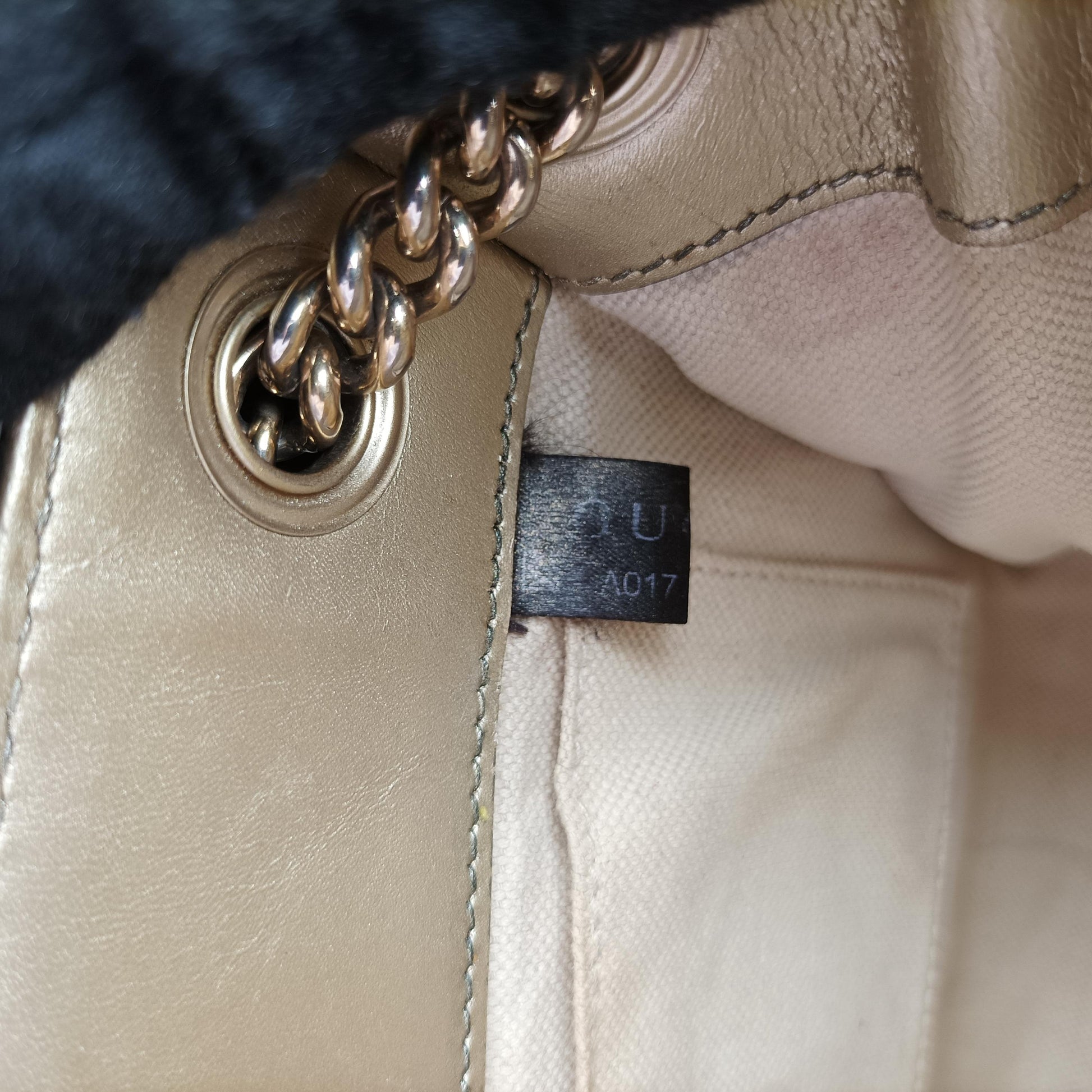 Emily Golden Leather 369621 Lot number unknownエミリー ゴールド レザー 369621 製番不明