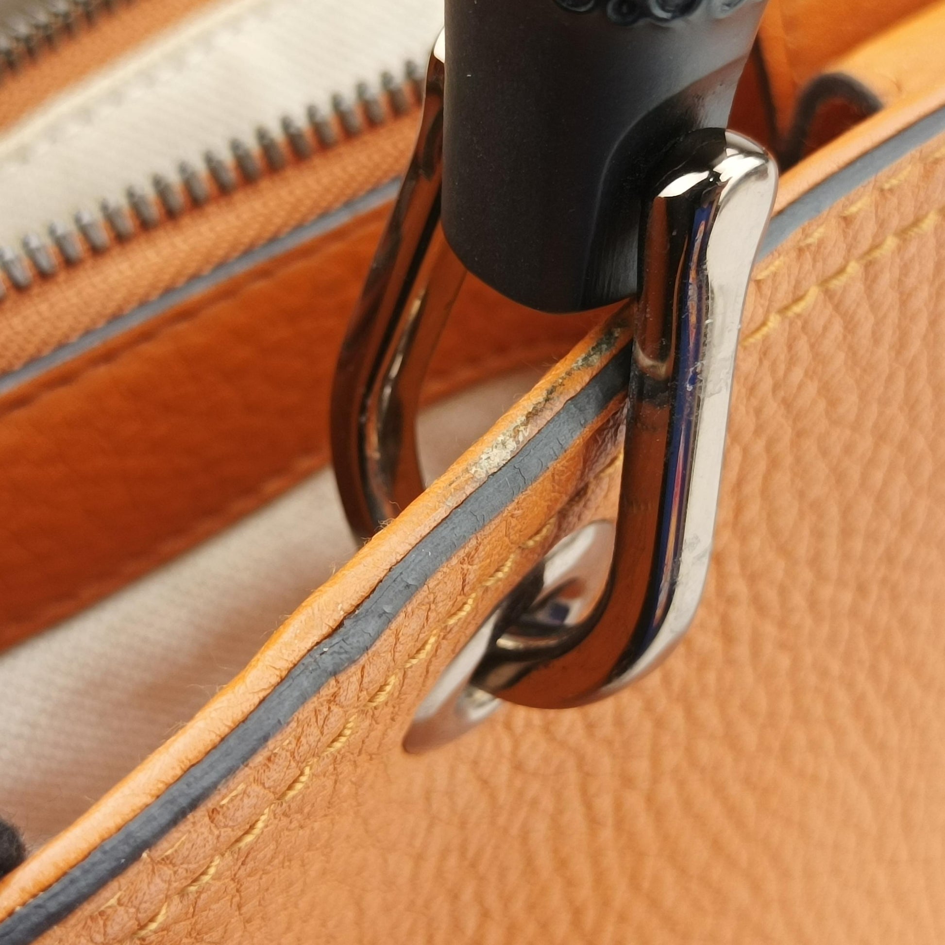 Bamboo Shopper Orange Leather 323660 I015887690バンブーショッパー オレンジ レザー 323660 I015887690