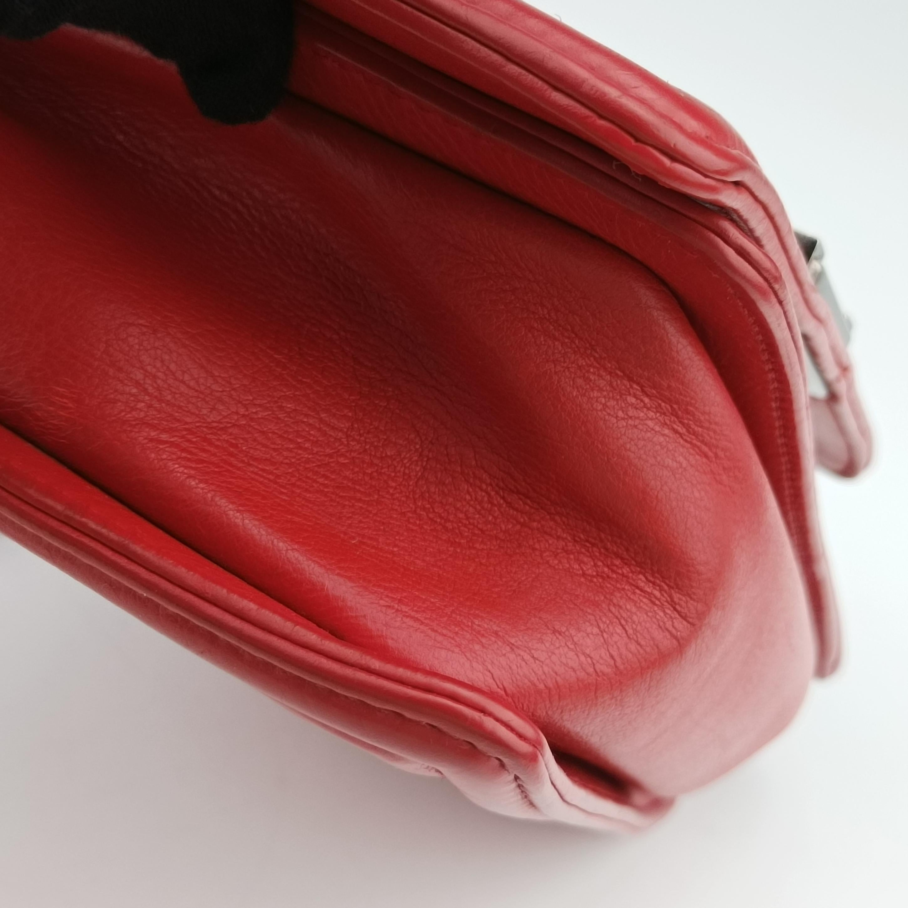 BOY CHANEL Red Leather A92104 18681204ボーイシャネル レッド レザー A92104 18681204