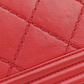BOY CHANEL Red Leather A92104 18681204ボーイシャネル レッド レザー A92104 18681204