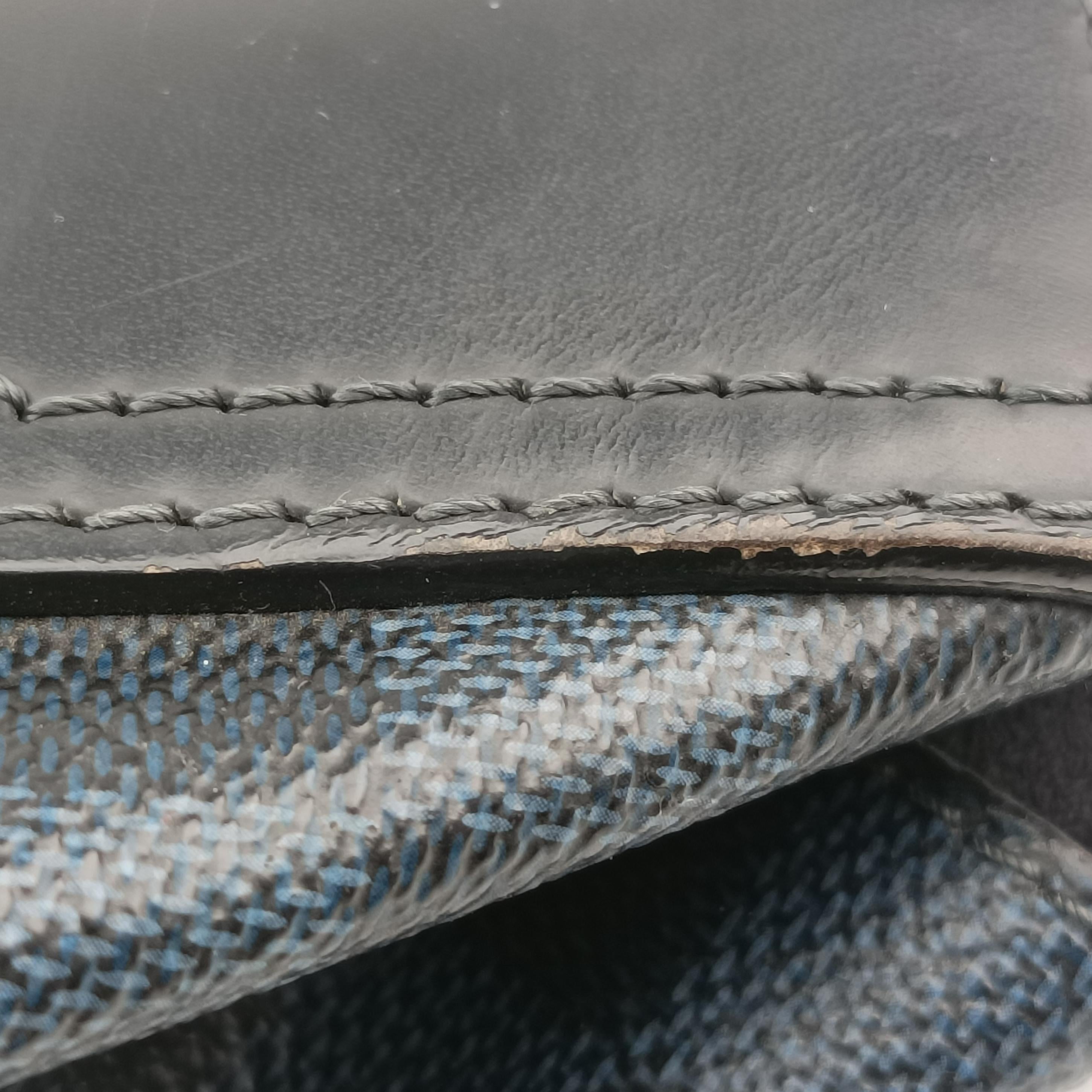 Messenger Greenwich Navy×Noir Damier Cobalt N41348 DR0144メッセンジャーグリニッジ ネイビー×ノワール ダミエ コバルト N41348 DR0144