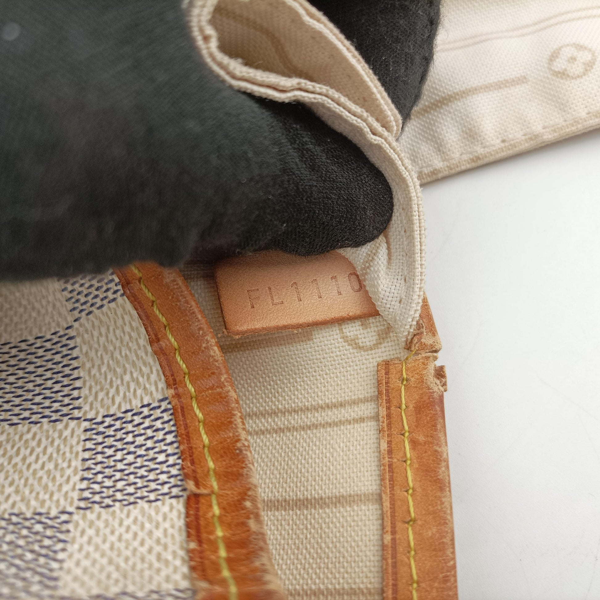 NEVERFULL GM AZUR Damier Canvas N51108 FL1110ネヴァーフルGM アズール ダミエキャンバス N51108 FL1110