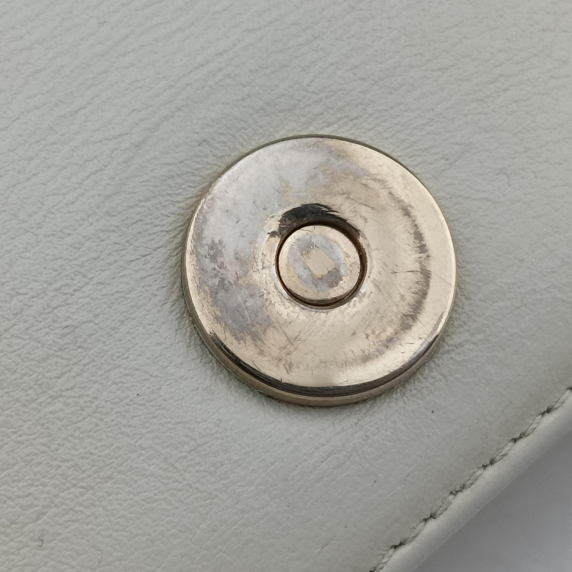 Diorama Wallet On Chain Pouch Red x White Leather 08-BO-1108ジオラマ ウォレット オン チェーン ポーチ レッド×ホワイト レザー 08-BO-1108