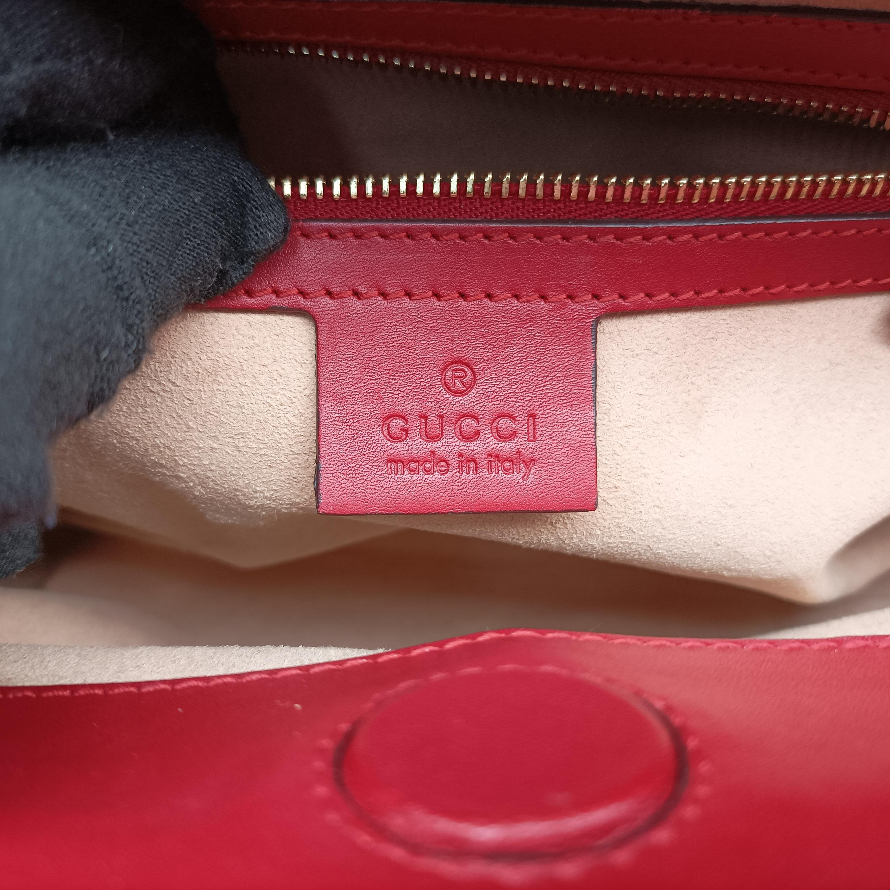 Bamboo Web Nymphaea Red Leather 459076 E020969622ニムフェア バンブー ウェブ レッド レザー 459076 E020969622