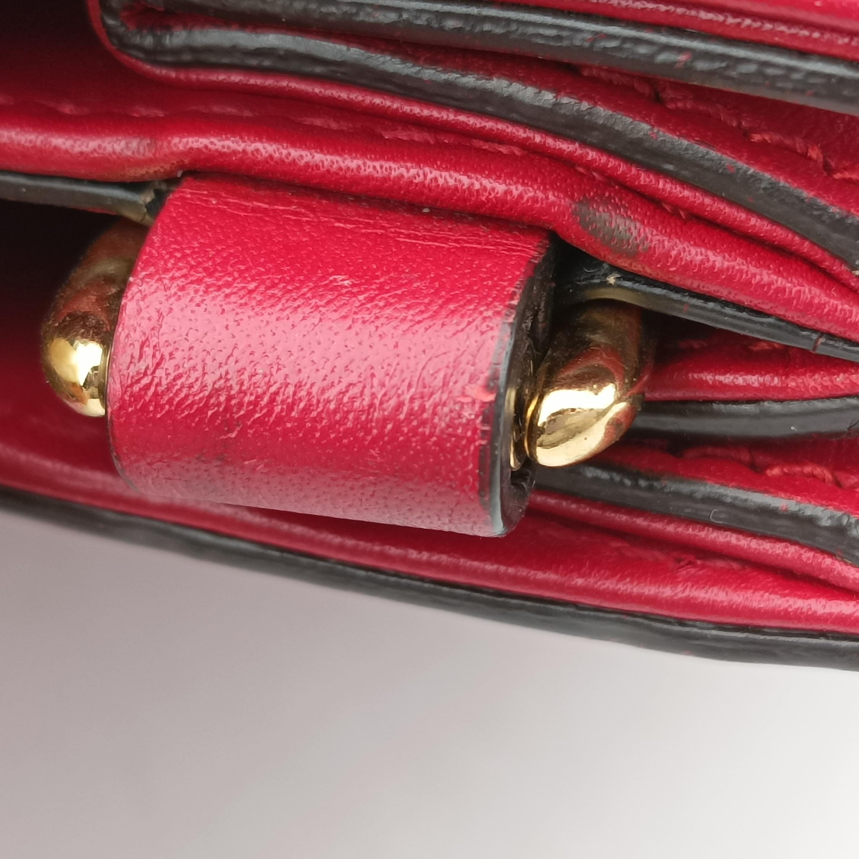 Bamboo Web Nymphaea Red Leather 459076 E020969622ニムフェア バンブー ウェブ レッド レザー 459076 E020969622