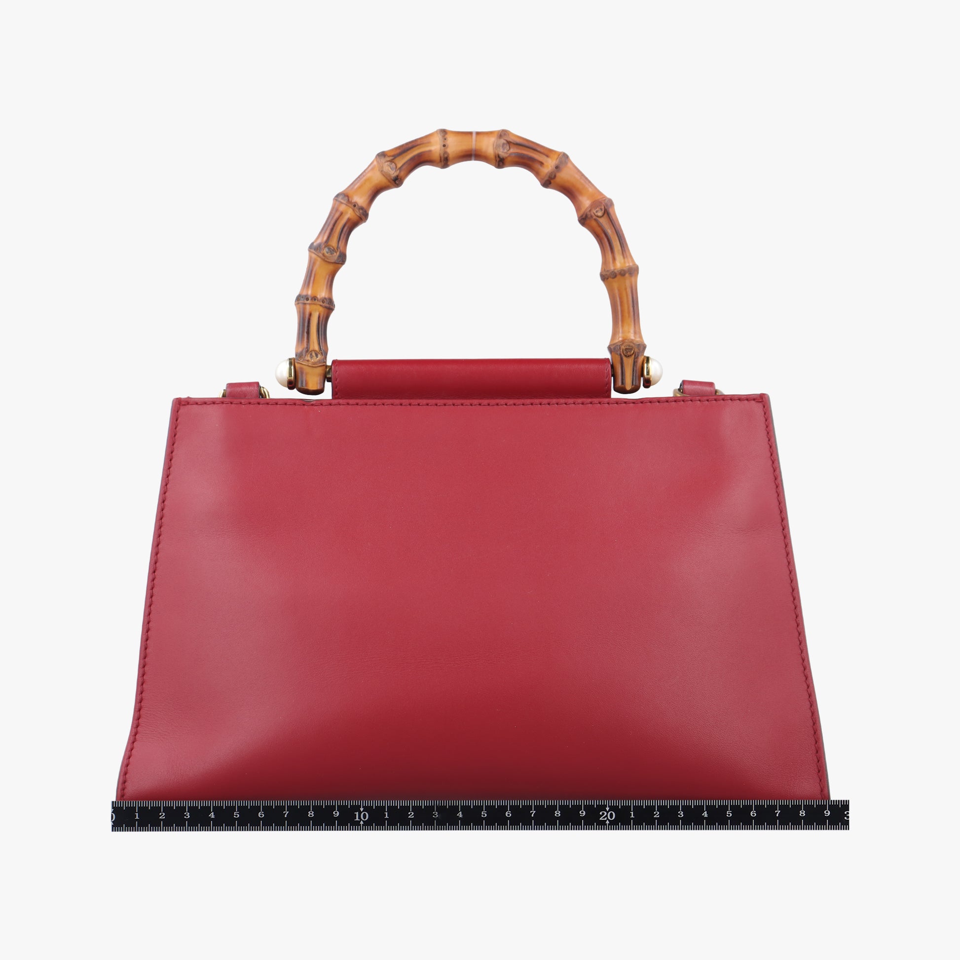 Bamboo Web Nymphaea Red Leather 459076 E020969622ニムフェア バンブー ウェブ レッド レザー 459076 E020969622