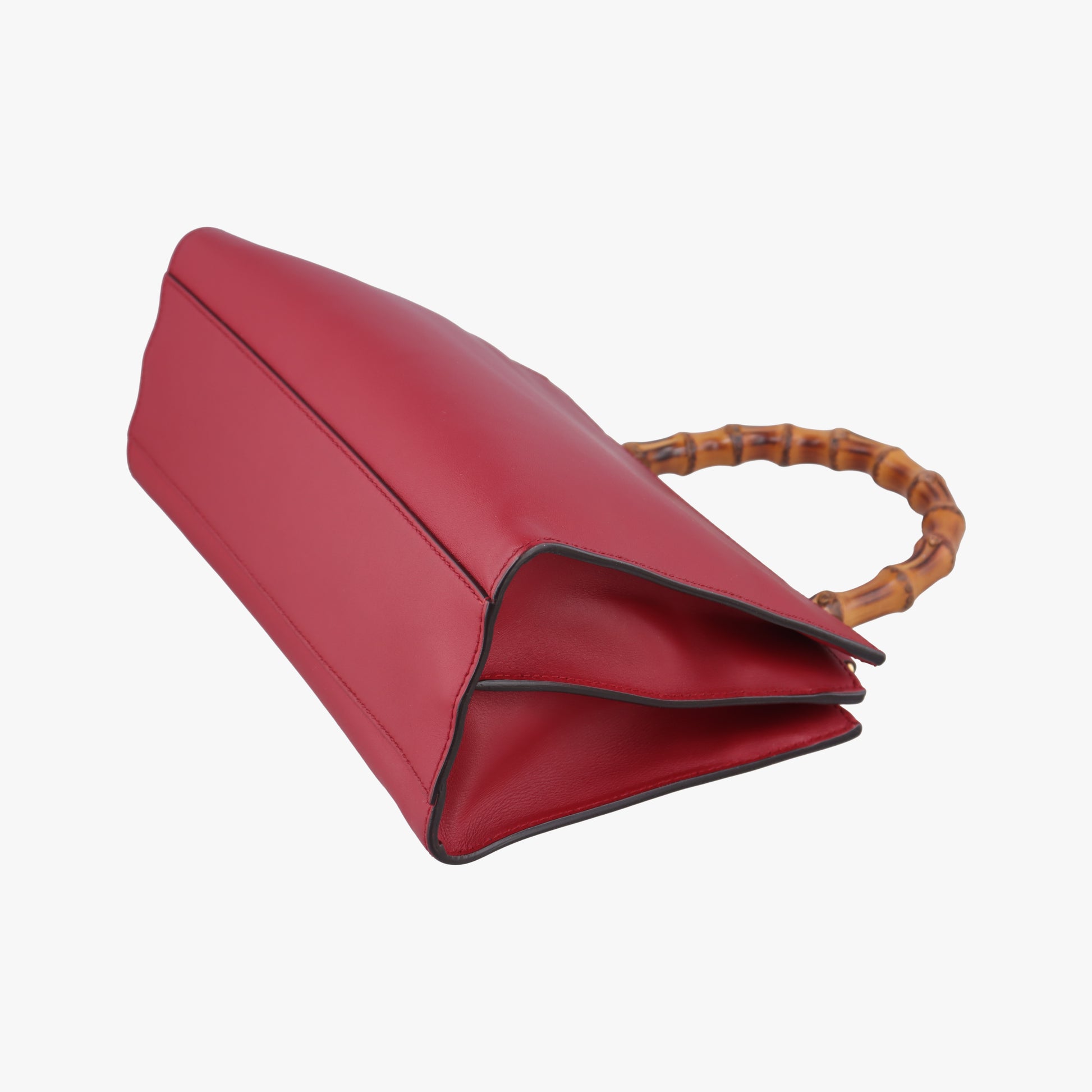 Bamboo Web Nymphaea Red Leather 459076 E020969622ニムフェア バンブー ウェブ レッド レザー 459076 E020969622