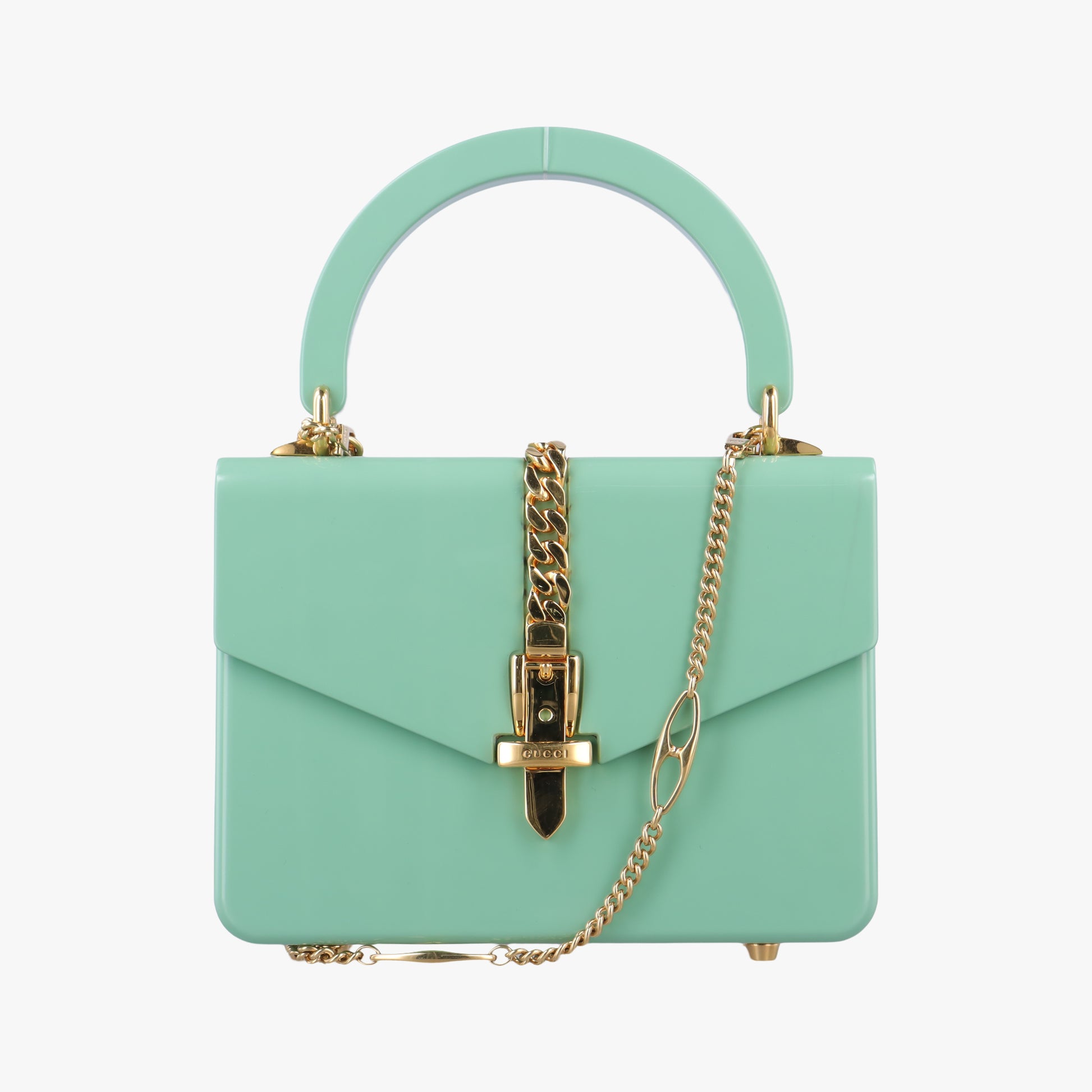 Sylvie 1969 Acrylic Mini Hand Green Acrylic 589482 F030029249シルヴィ1969アクリルミニハンド グリーン アクリル 589482 F030029249