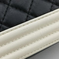 BOY CHANEL Black×beige Leather A67087 17949885ボーイシャネル ブラック×ベージュ レザー A67087 17949885