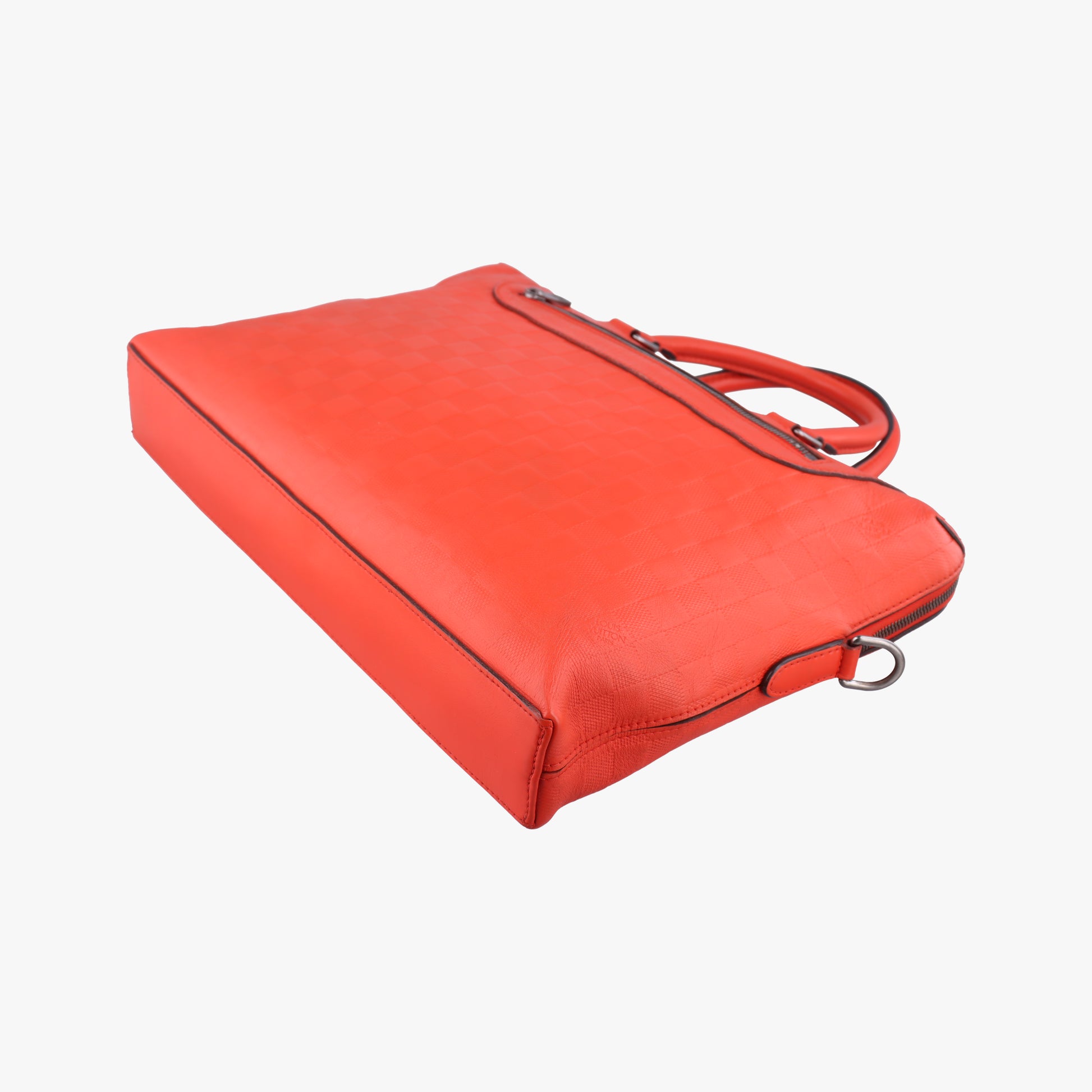 Porte Documents Jour NM orange Damier Graphite N48265 CA4195ポルトドキュマンジュール PDJ NM オレンジ ダミエ グラフィット N48265 CA4195