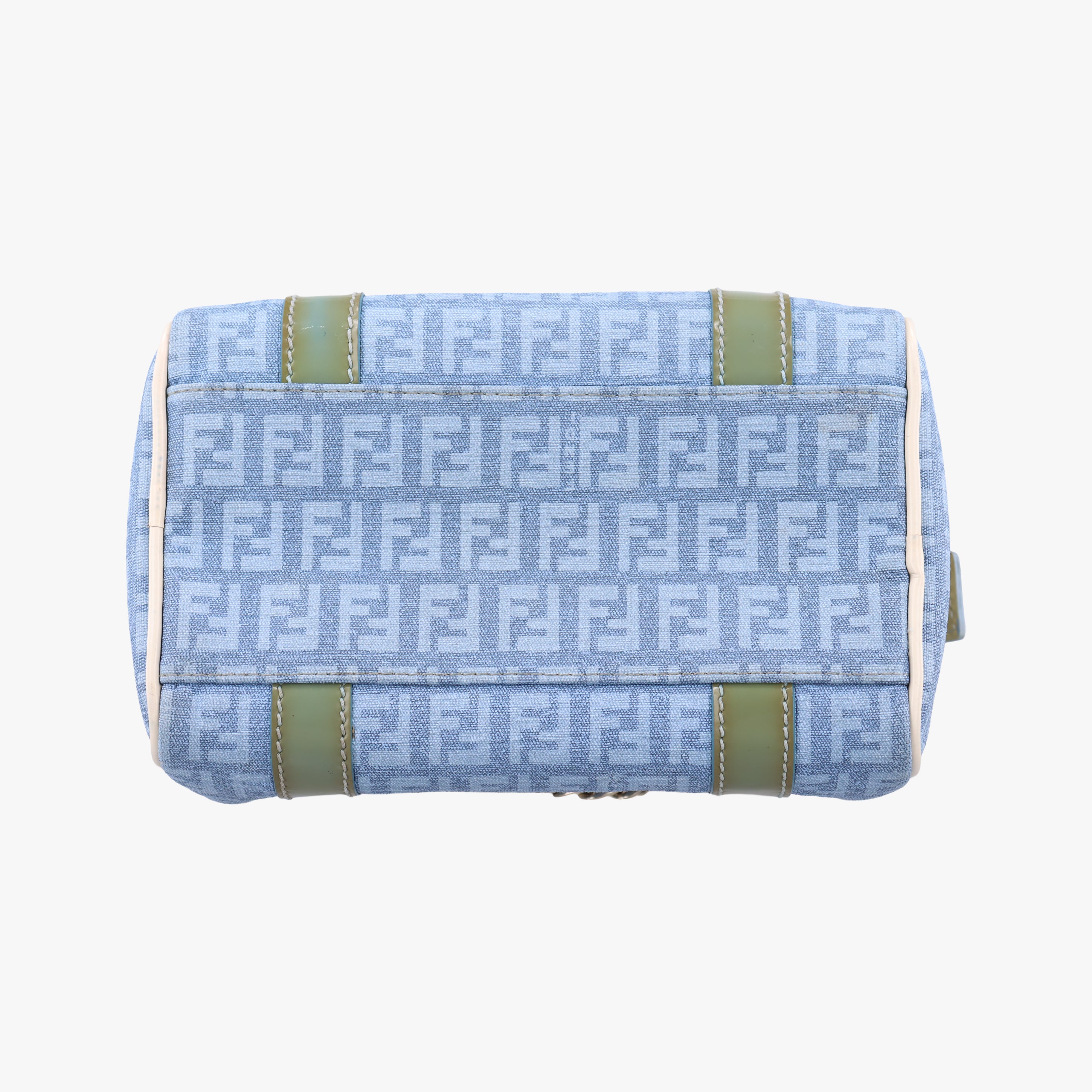 Zucchino Glitter Logo Blue PVC coated canvas 8BL071 2305/8BL071/AP3/098ズッカ柄　ズッキーノ グリッターロゴ ブルー PVCコーティングキャンバス 8BL071 2305/8BL071/AP3/098