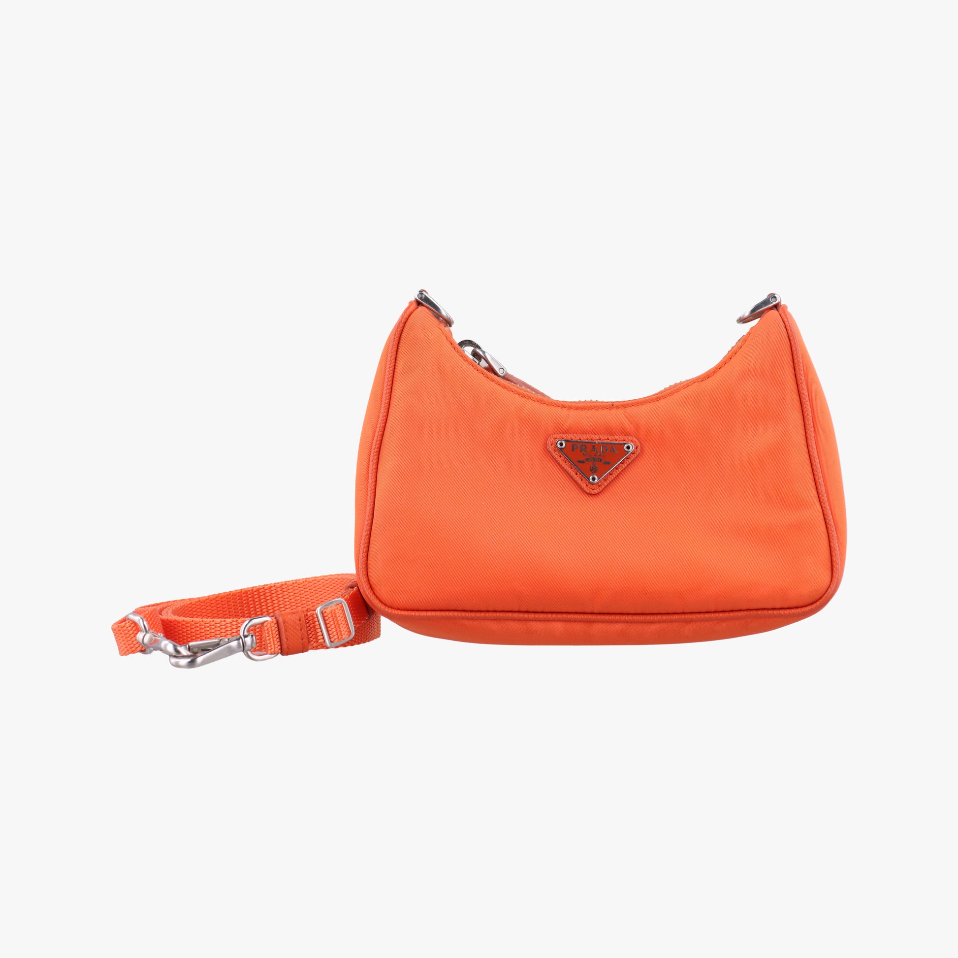 Triangle Logo Orange nylon 1TT122 42トライアングルロゴ オレンジ ナイロン 1TT122 42