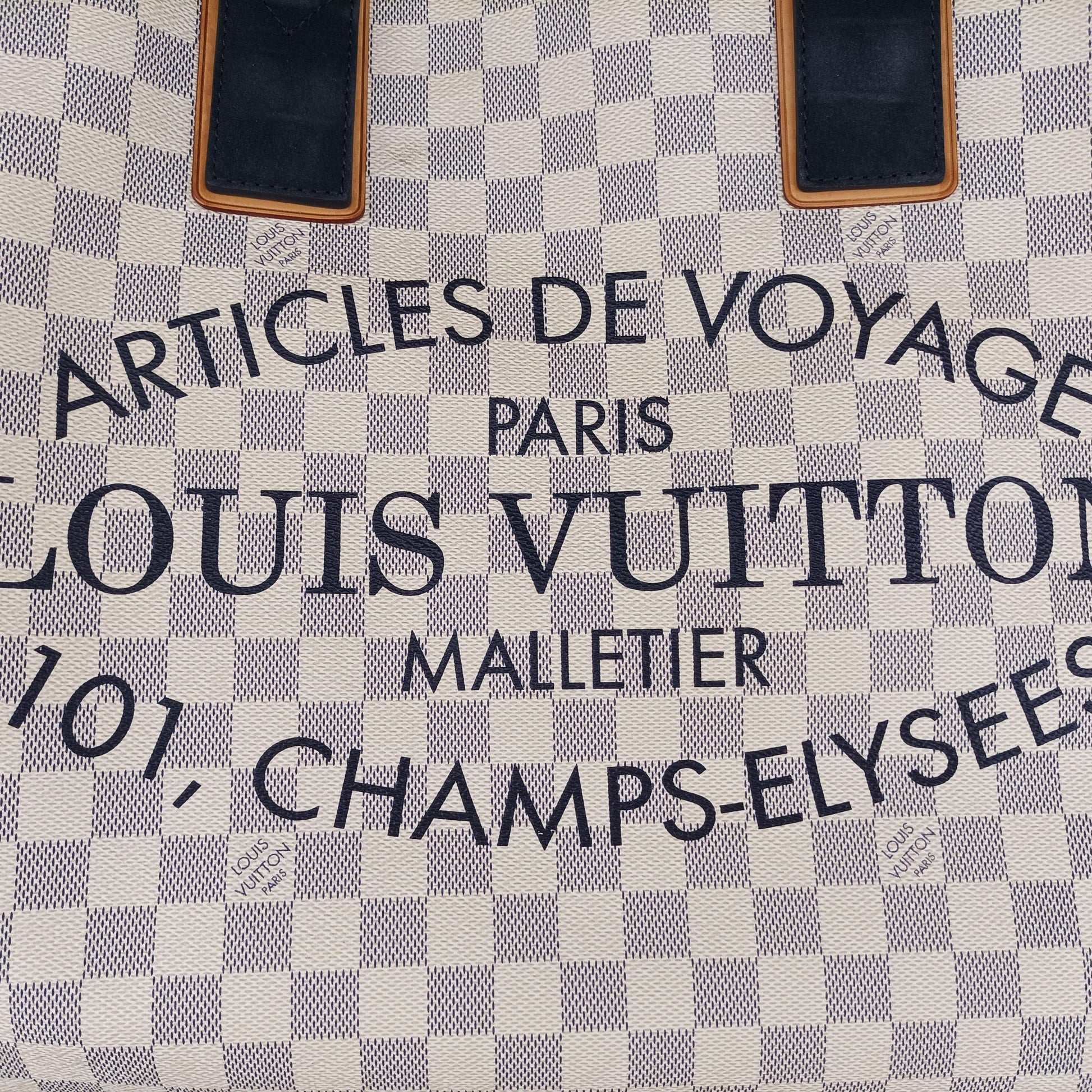 Plein Soleil Cabas GM AZUR Damier Canvas N41180 DU1152プランソレイユ カバGM アズール ダミエキャンバス N41180 DU1152