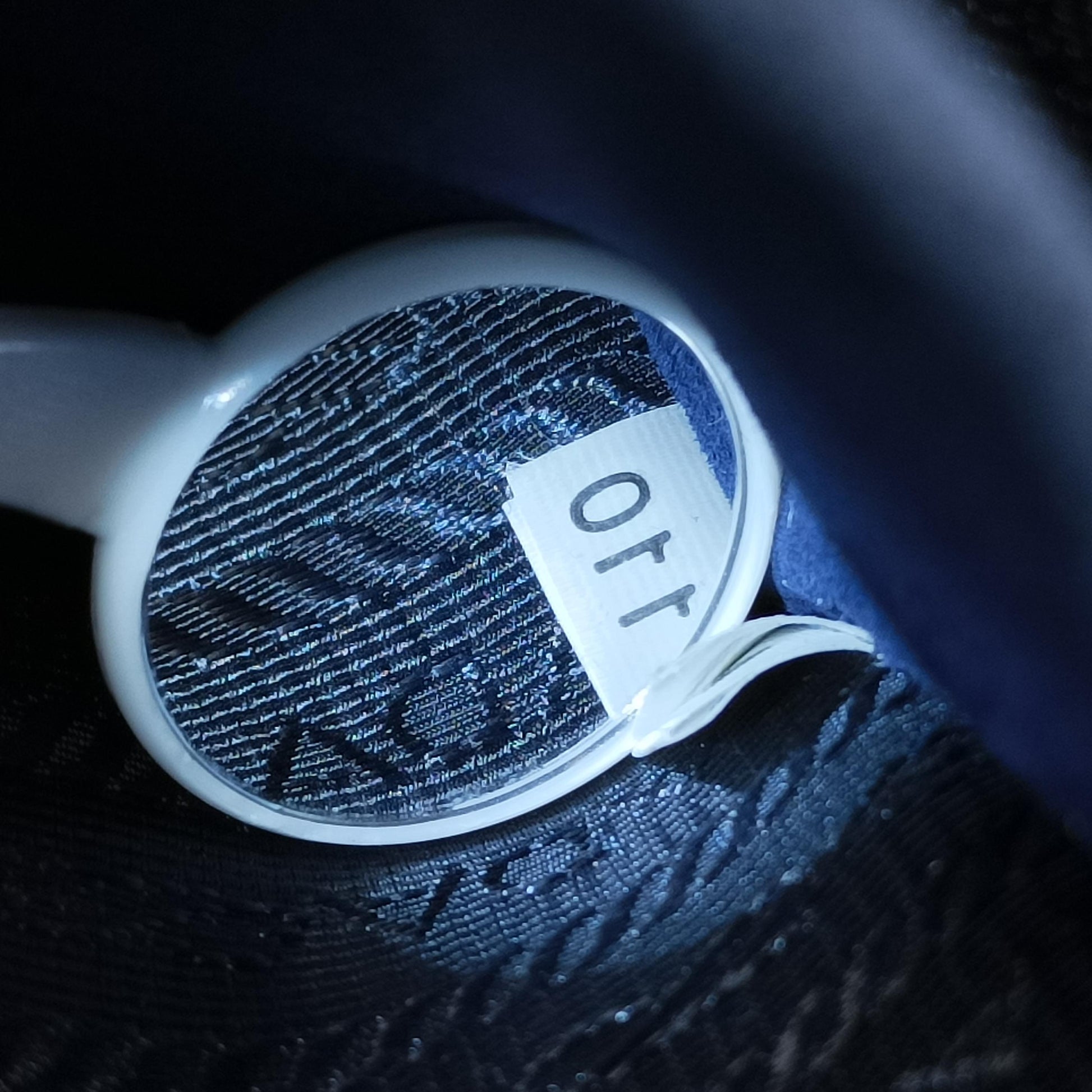 Cahier Blue x light blue velour 110 Aカイエ ブルー×ライトブルー ベロア 110 A