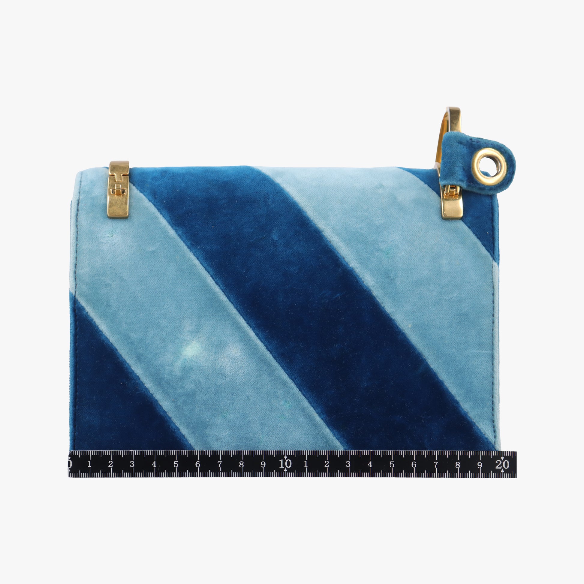 Cahier Blue x light blue velour 110 Aカイエ ブルー×ライトブルー ベロア 110 A