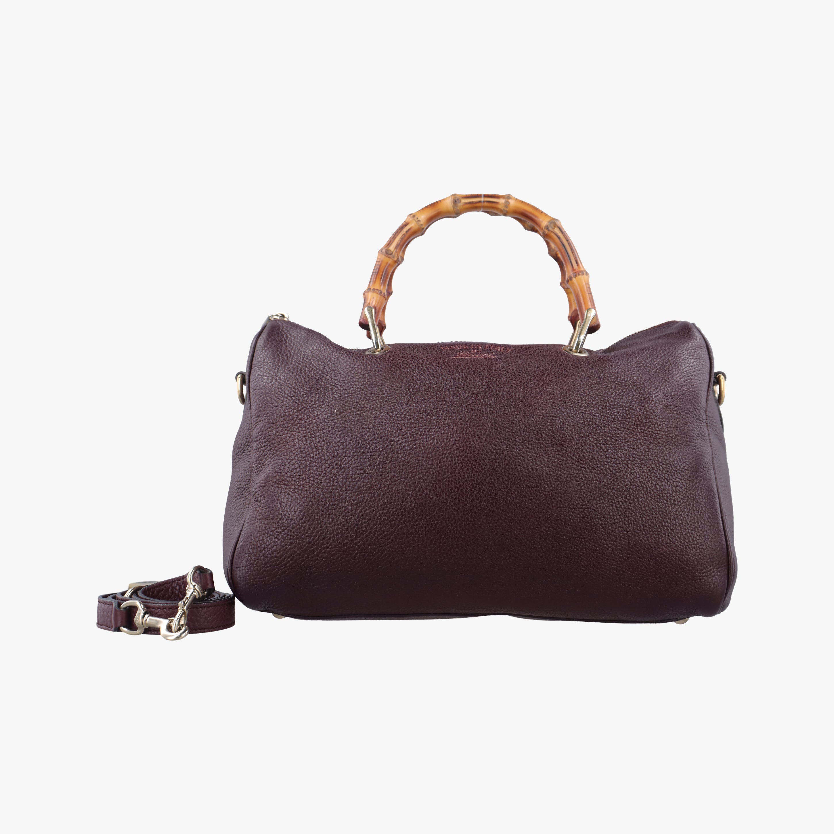 bamboo shopper Burgundy Leather 353124 E016879993バンブーショッパー ワインレッド レザー 353124 E016879993