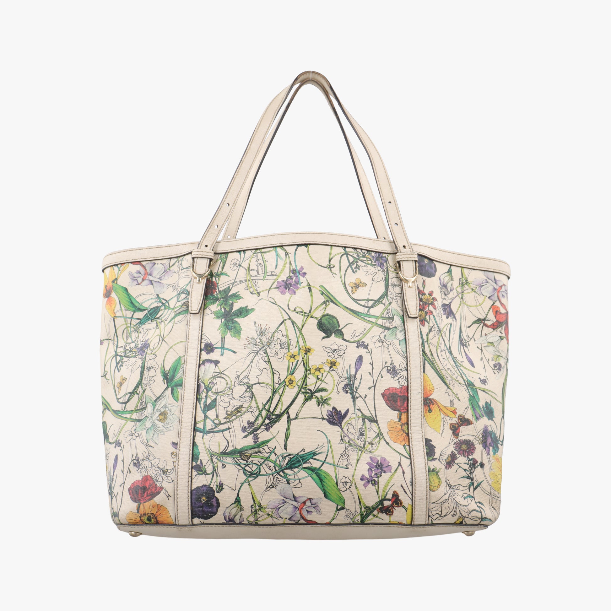 Microguccissima White×Multicolour Leather 309613 C015575992マイクログッチシマ ホワイト×マルチカラー レザー 309613 C015575992