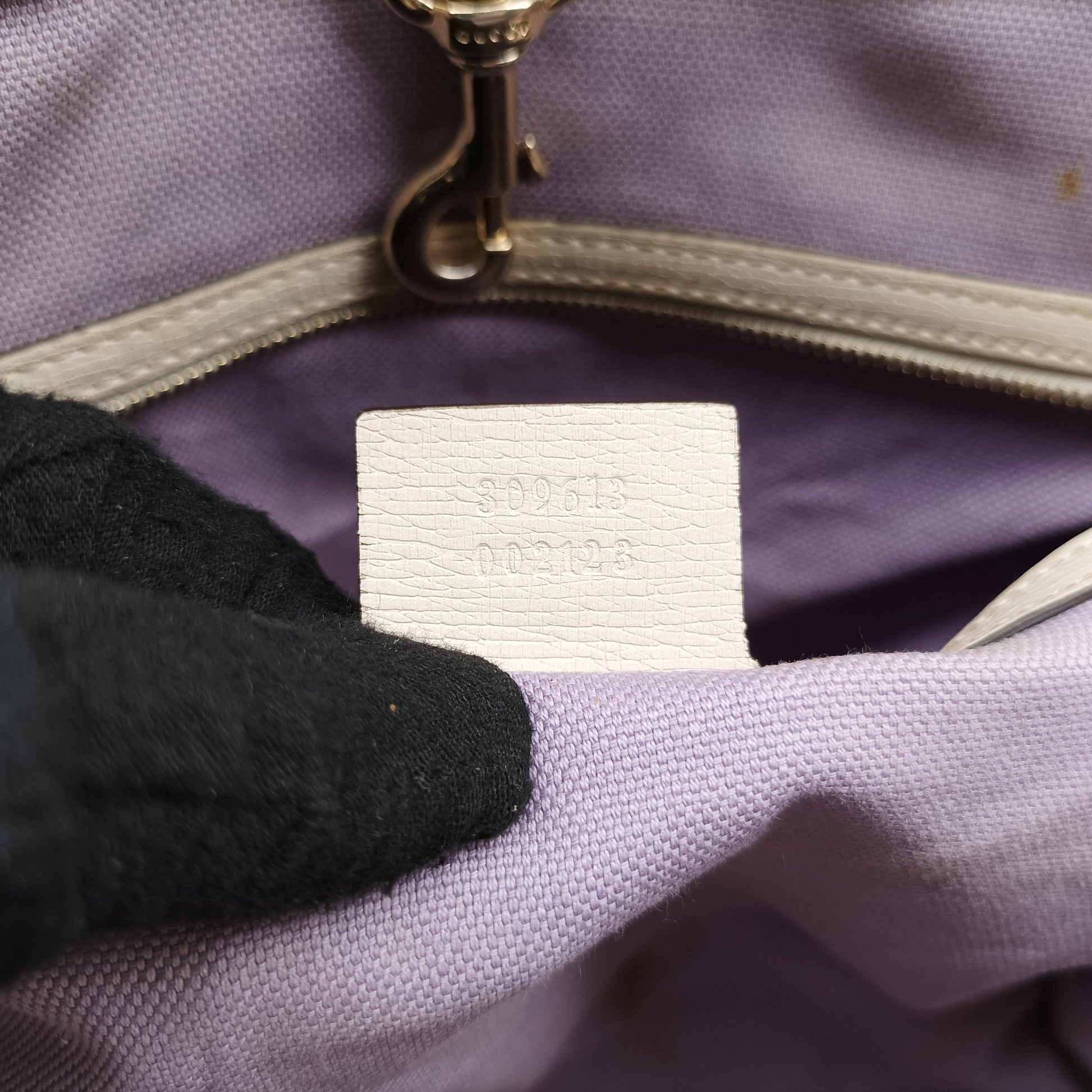 Microguccissima White×Multicolour Leather 309613 C015575992マイクログッチシマ ホワイト×マルチカラー レザー 309613 C015575992