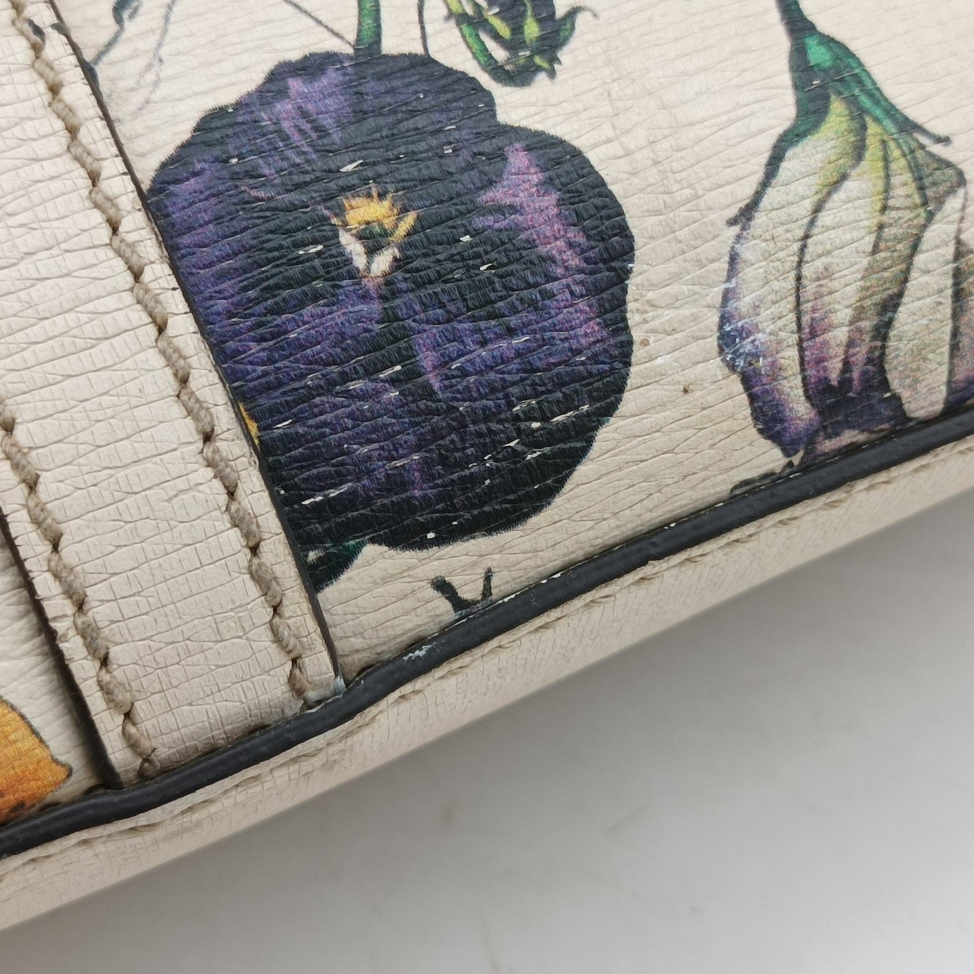 Microguccissima White×Multicolour Leather 309613 C015575992マイクログッチシマ ホワイト×マルチカラー レザー 309613 C015575992