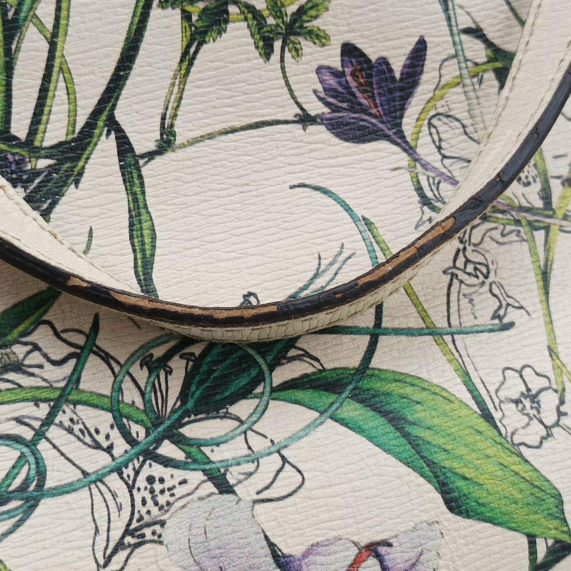 Microguccissima White×Multicolour Leather 309613 C015575992マイクログッチシマ ホワイト×マルチカラー レザー 309613 C015575992