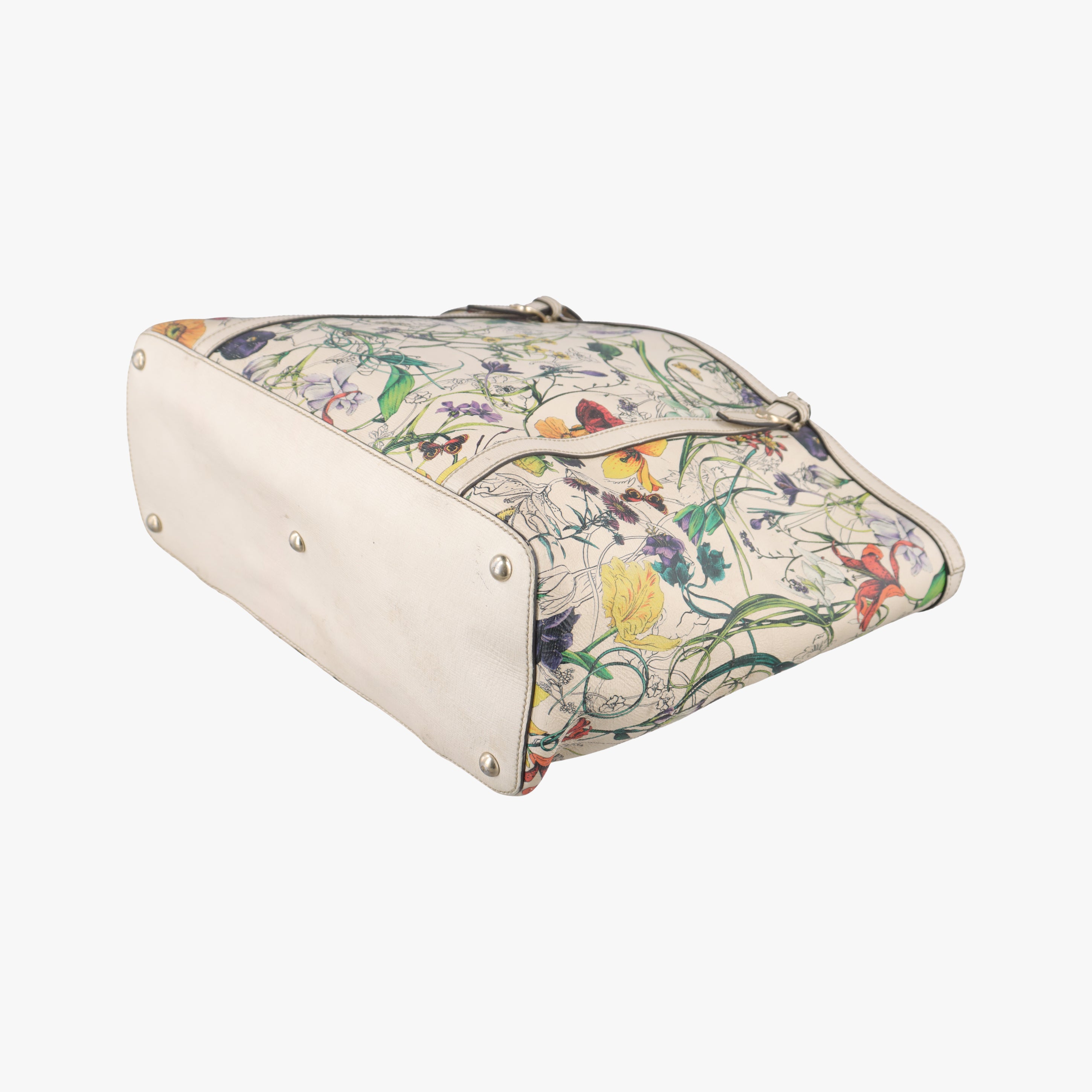 Microguccissima White×Multicolour Leather 309613 C015575992マイクログッチシマ ホワイト×マルチカラー レザー 309613 C015575992