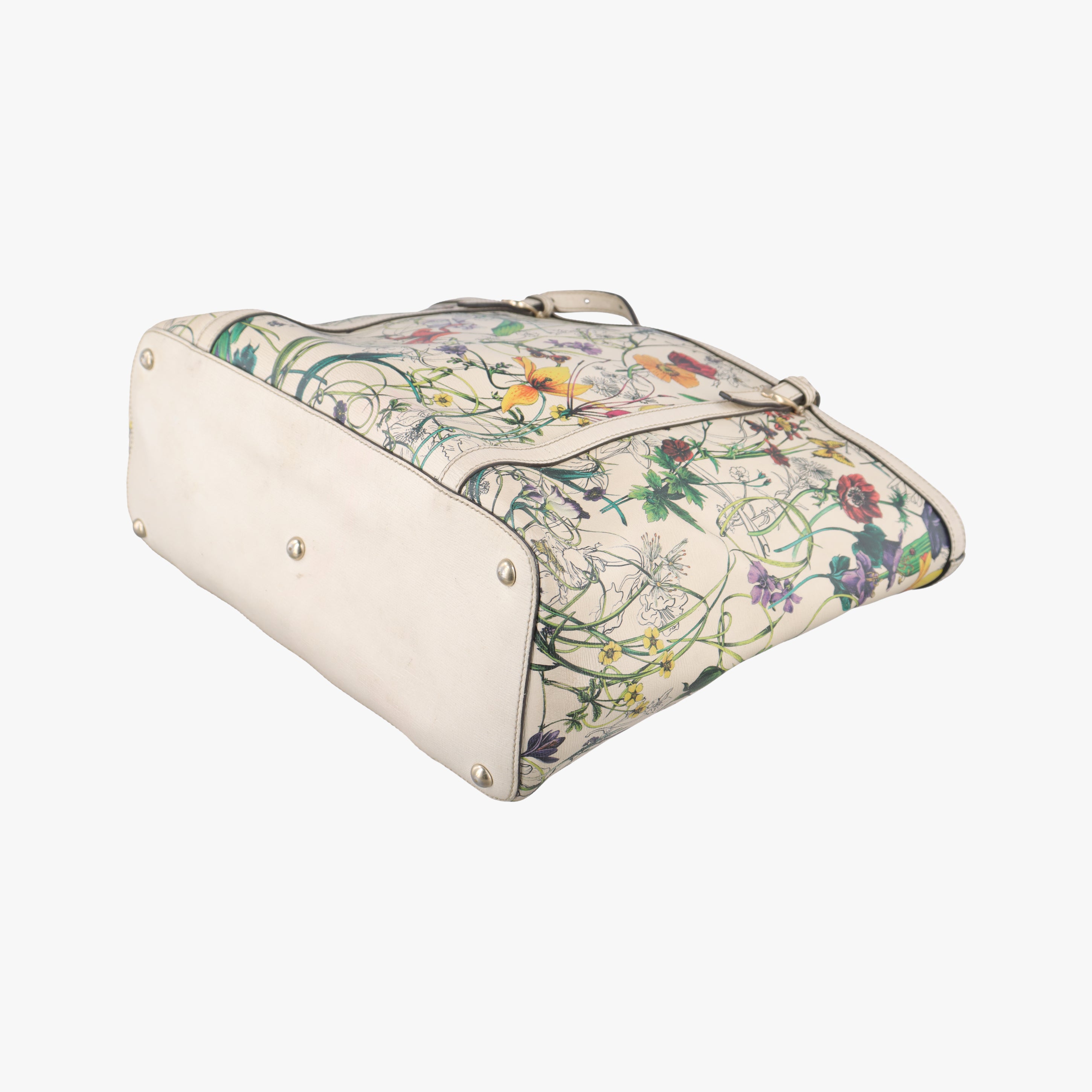 Microguccissima White×Multicolour Leather 309613 C015575992マイクログッチシマ ホワイト×マルチカラー レザー 309613 C015575992