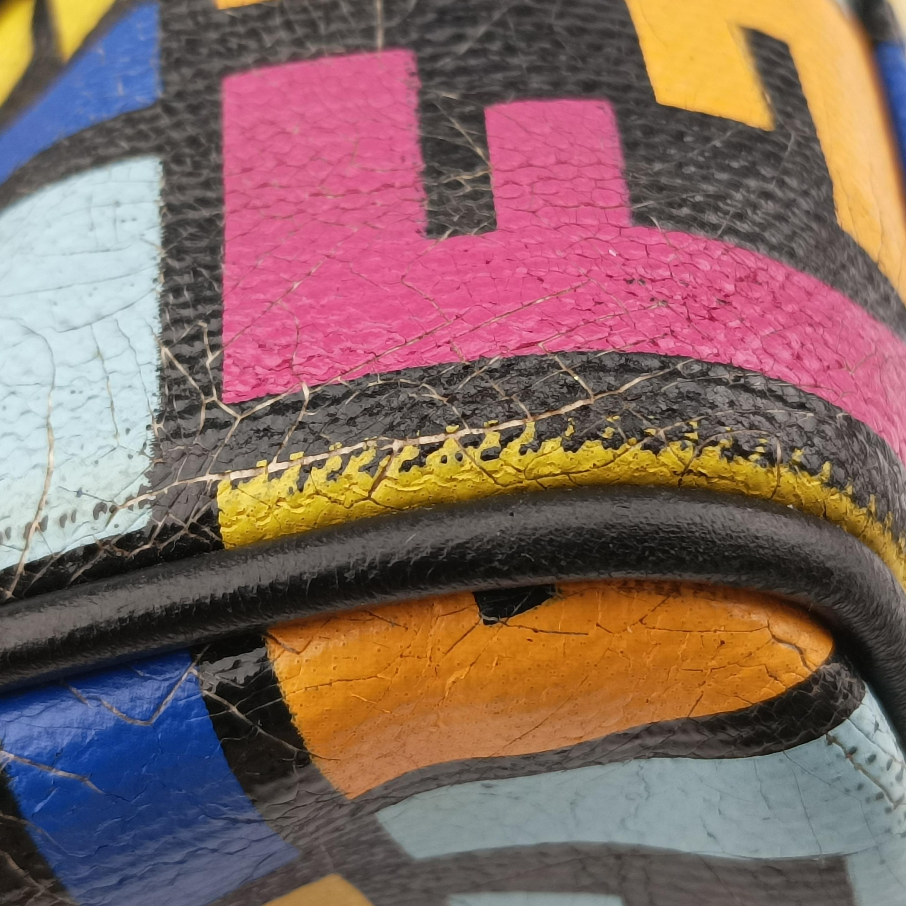 Zucchino Glitter Logo Multicolour PVC coated canvas 8BL068 2305/8BL068/YQ7/088スパンコールイエローグラデーション マルチカラー PVCコーティングキャンバス 8BL068 2305/8BL068/YQ7/088