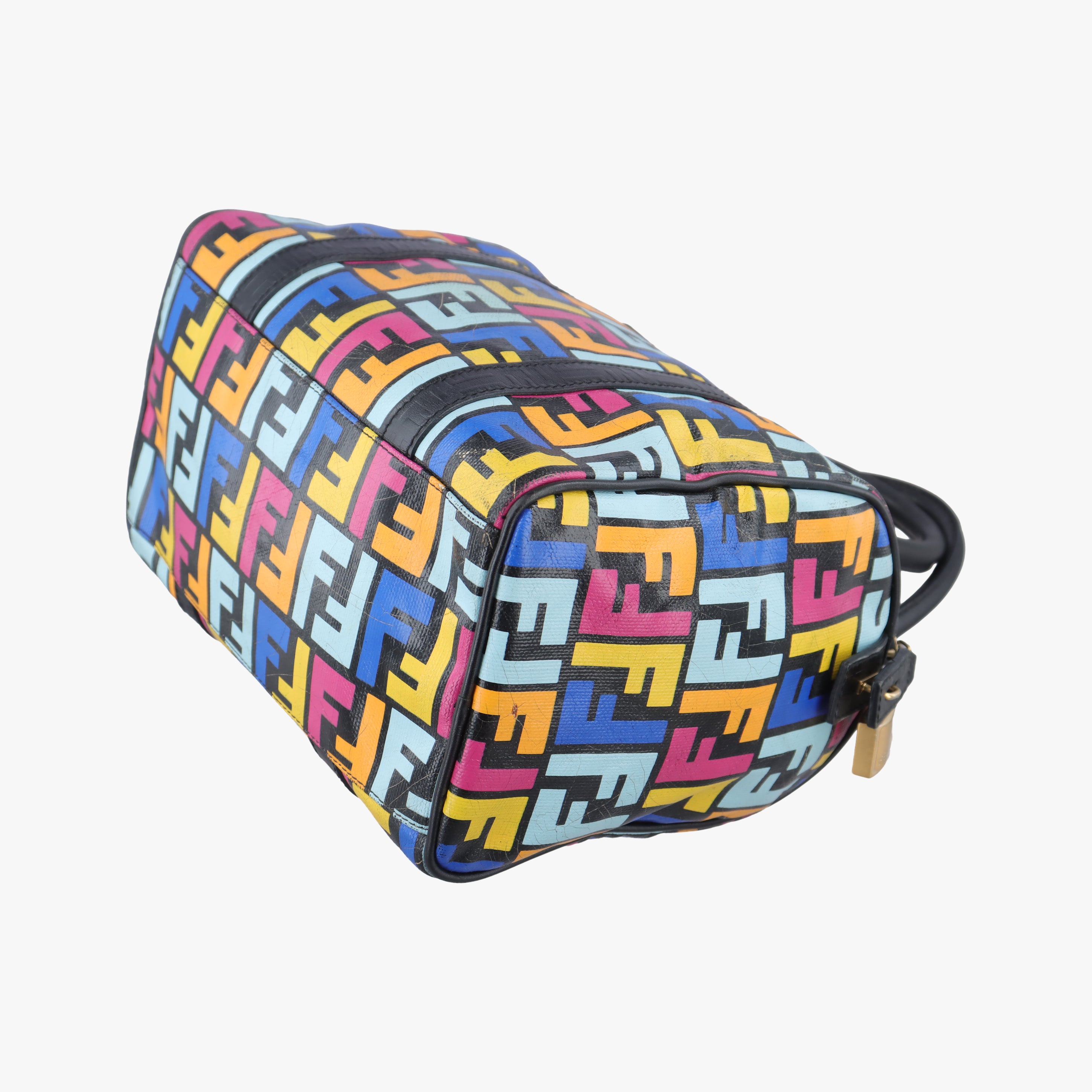 Zucchino Glitter Logo Multicolour PVC coated canvas 8BL068 2305/8BL068/YQ7/088スパンコールイエローグラデーション マルチカラー PVCコーティングキャンバス 8BL068 2305/8BL068/YQ7/088