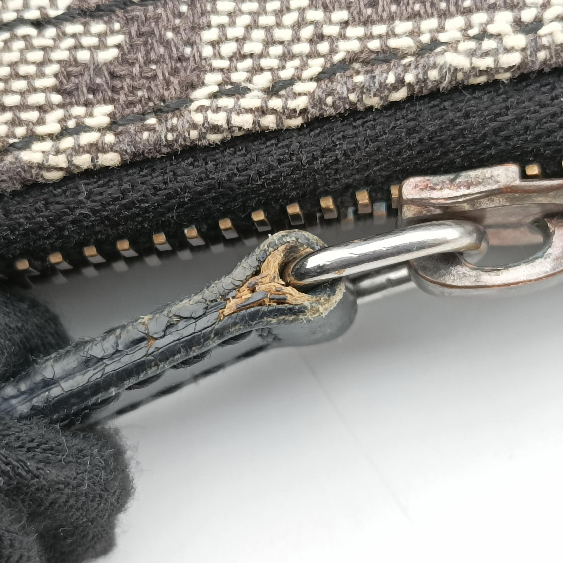 Trotter Double Saddle Grey×Brown Jacquard 08RU 1004トロッター ダブル サドル グレー×ブラウン ジャガード 08RU 1004