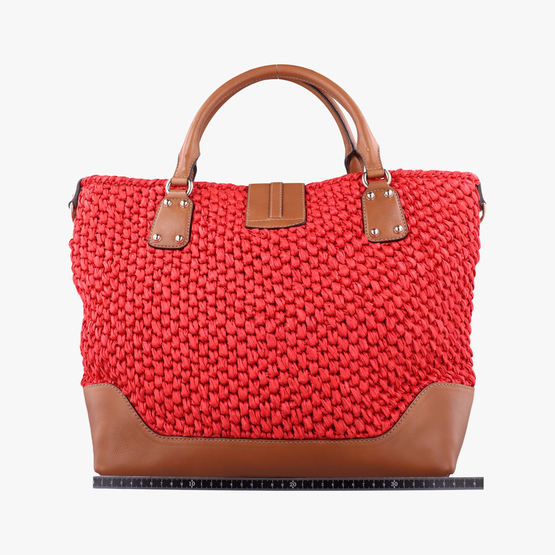 New Jackie Multicolour Straw x Leather 282348 F010872956ニュージャッキー マルチカラー ストロー×レザー 282348 F010872956