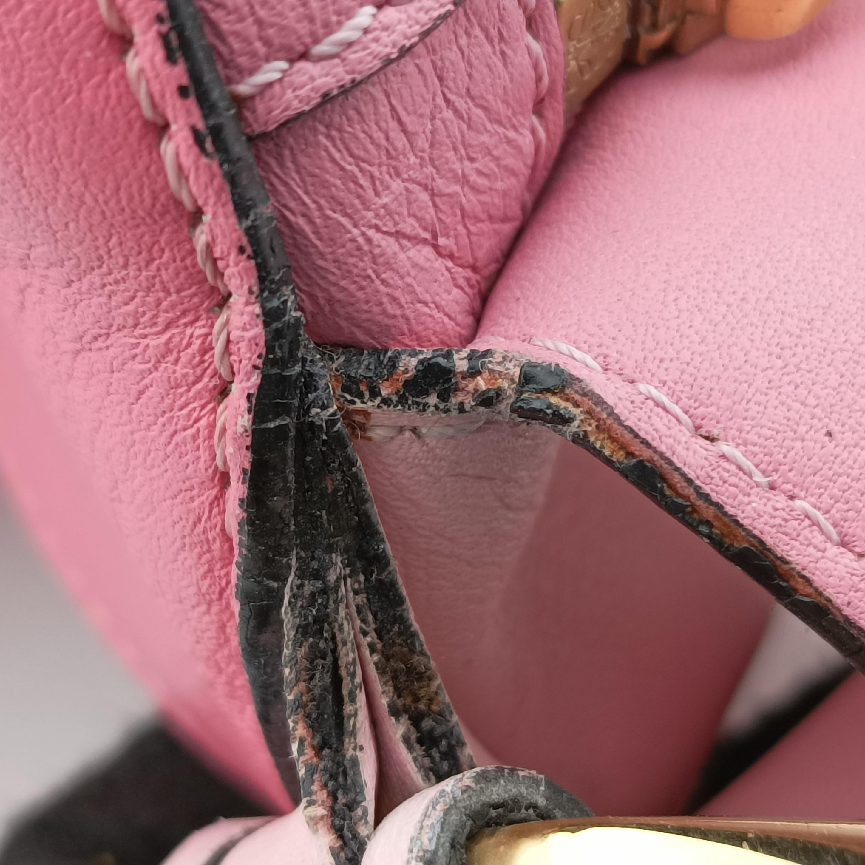 Puzzle Pink x Light Pink Leather 06 18 12パズル ピンク×ライトピンク レザー 06 18 12