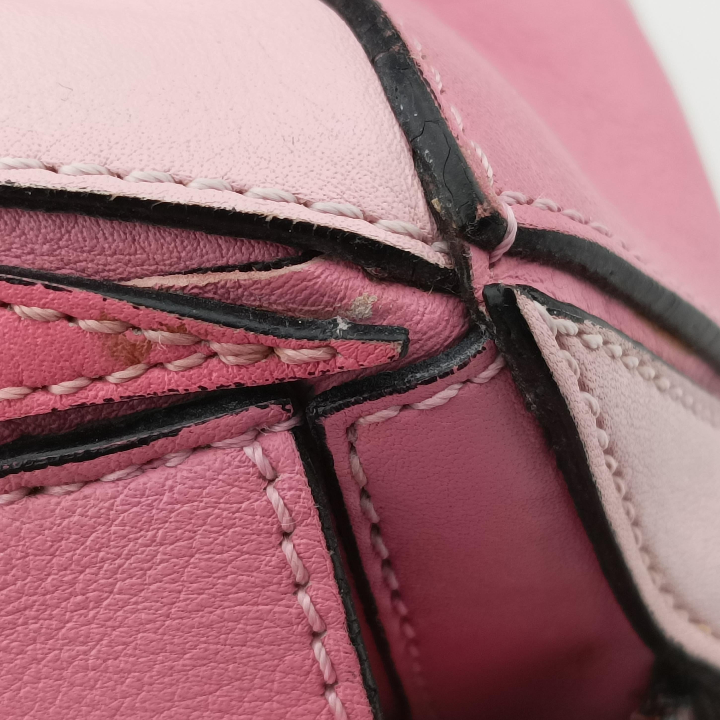 Puzzle Pink x Light Pink Leather 06 18 12パズル ピンク×ライトピンク レザー 06 18 12