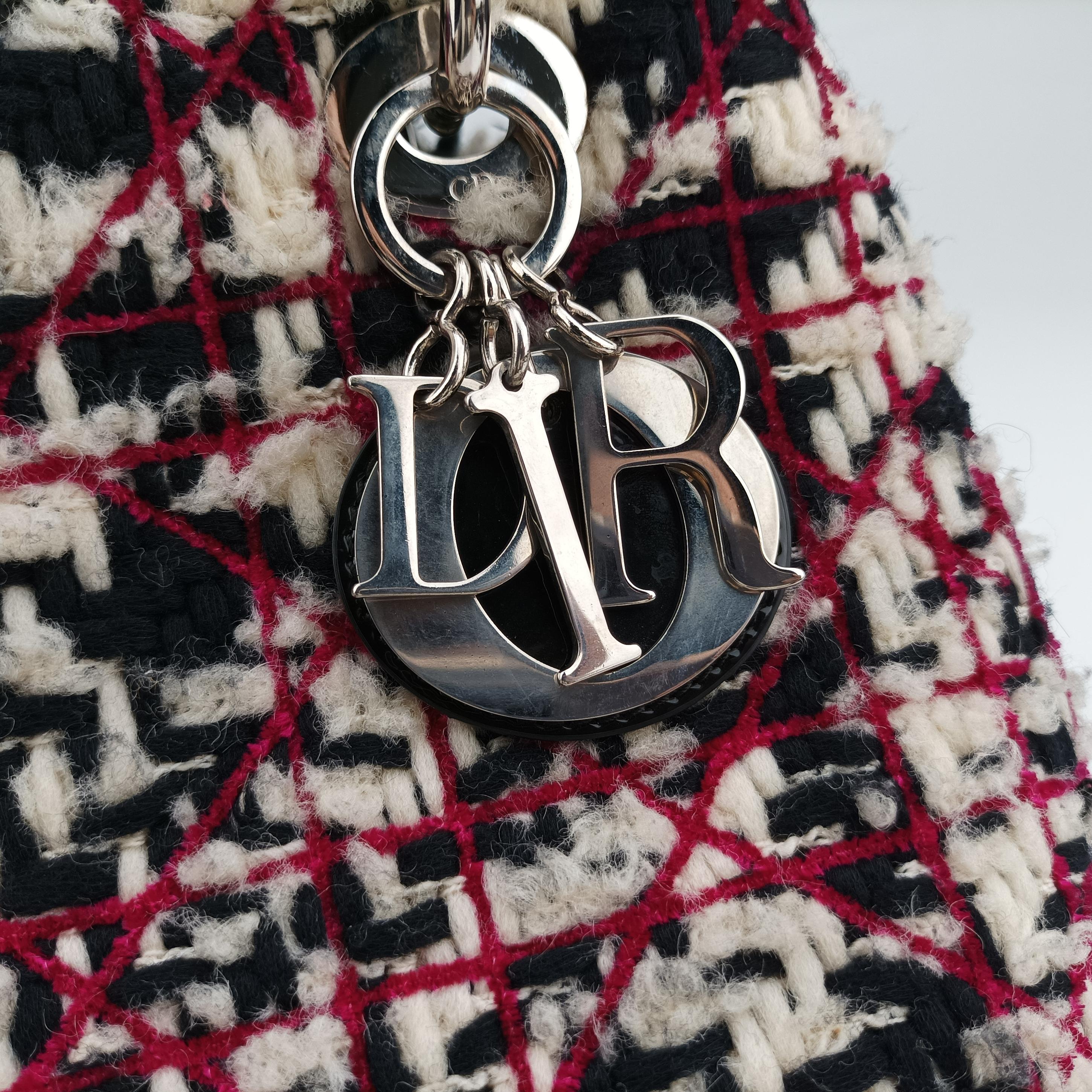 Lady Dior Multicolour woolen 02BMA-0161レディディオール マルチカラー ウール 02BMA-0161