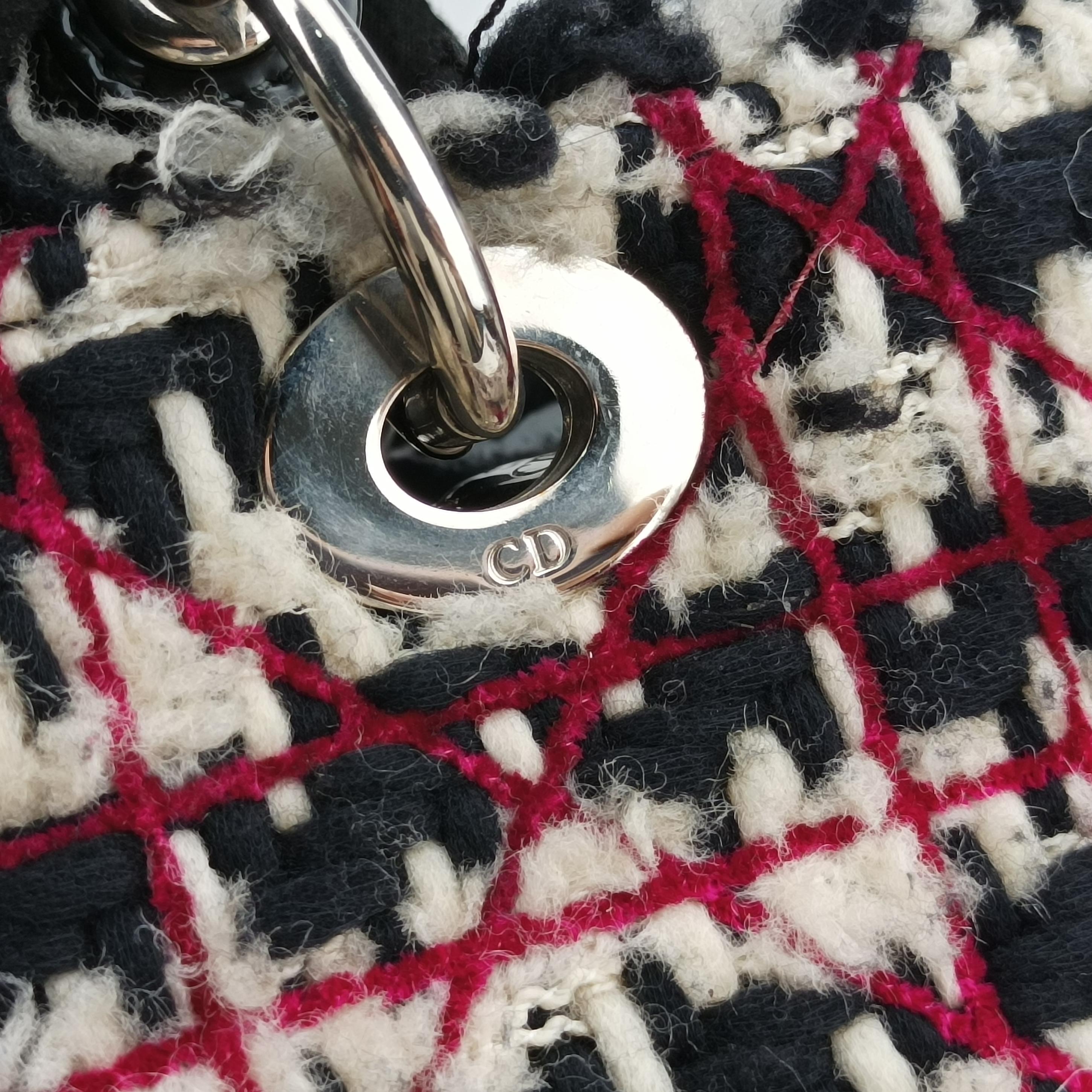 Lady Dior Multicolour woolen 02BMA-0161レディディオール マルチカラー ウール 02BMA-0161